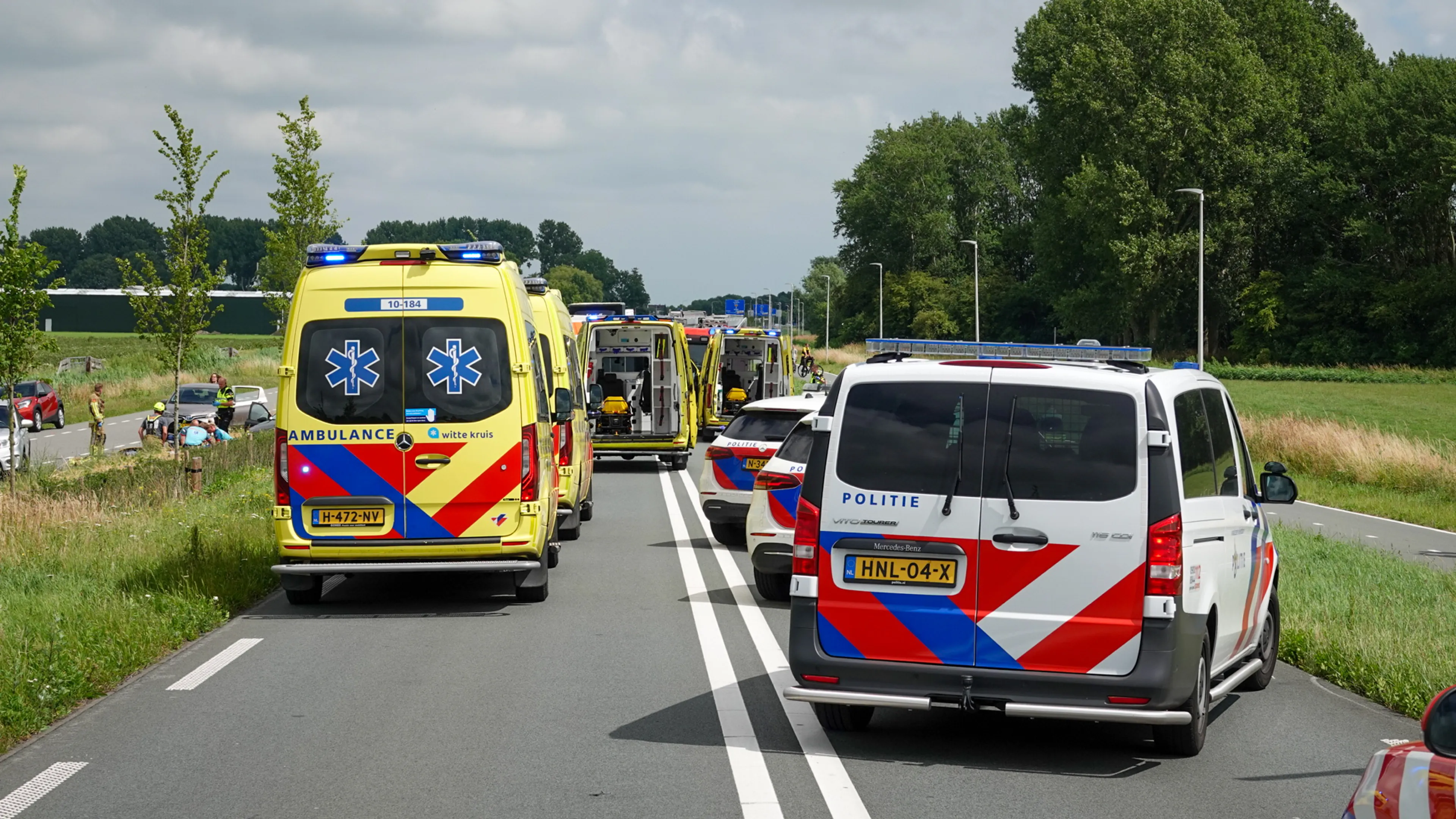 Twee doden bij ongeluk op N194 bij Obdam