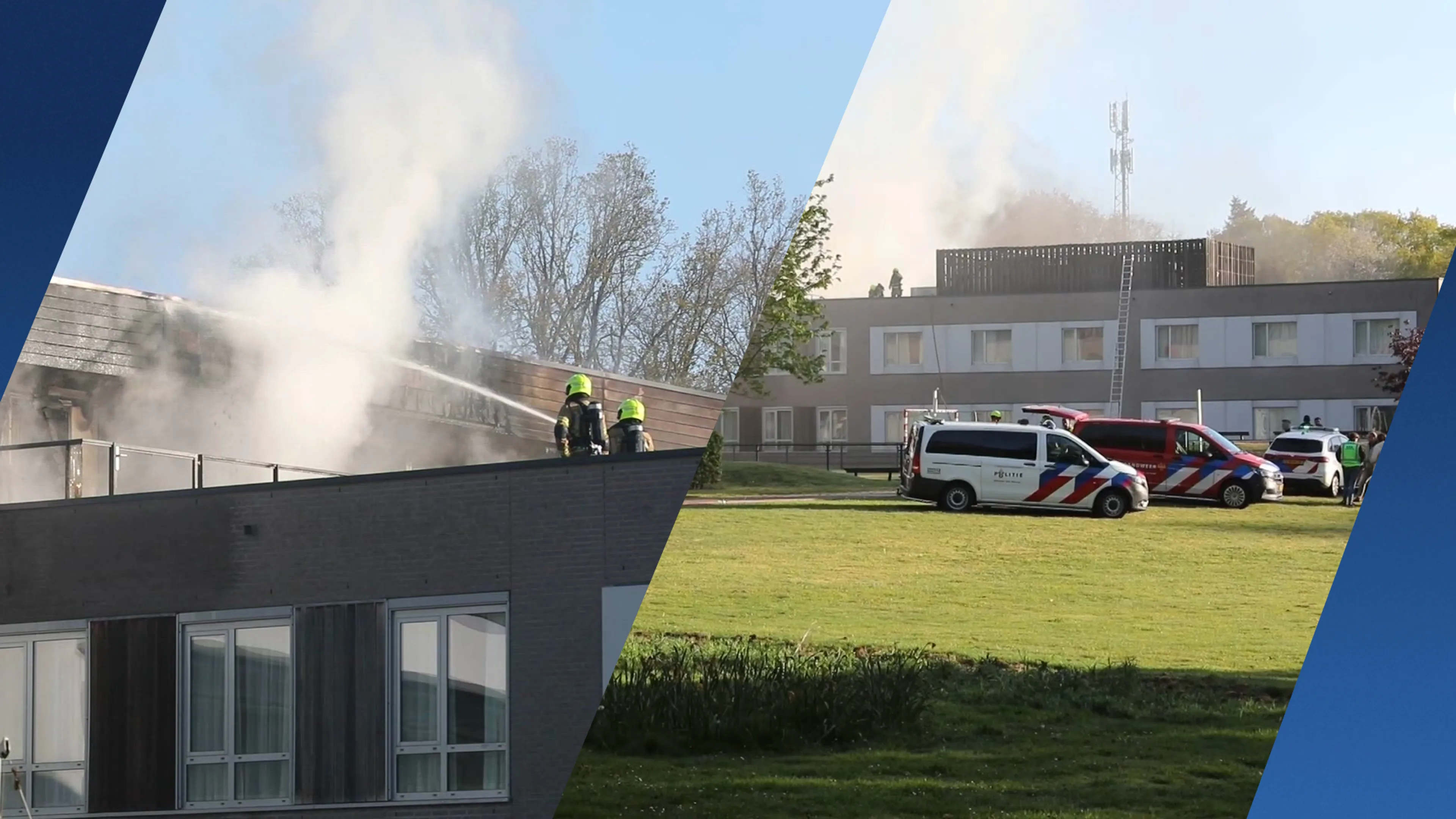 Grote brand in ggz-instelling in Halsteren