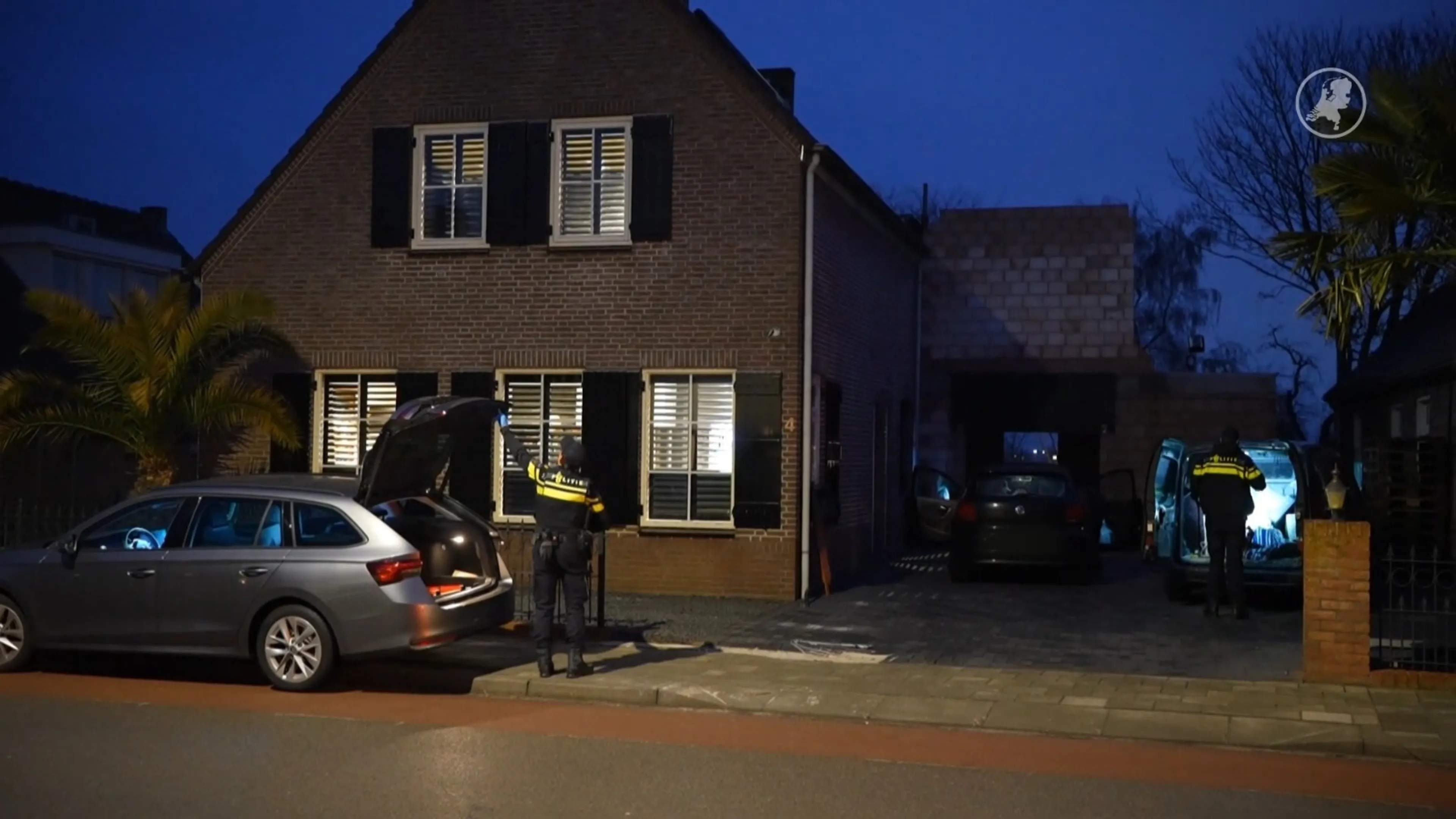 13 agenten vallen huis binnen in Sprang-Capelle, bewoner niet aangetroffen