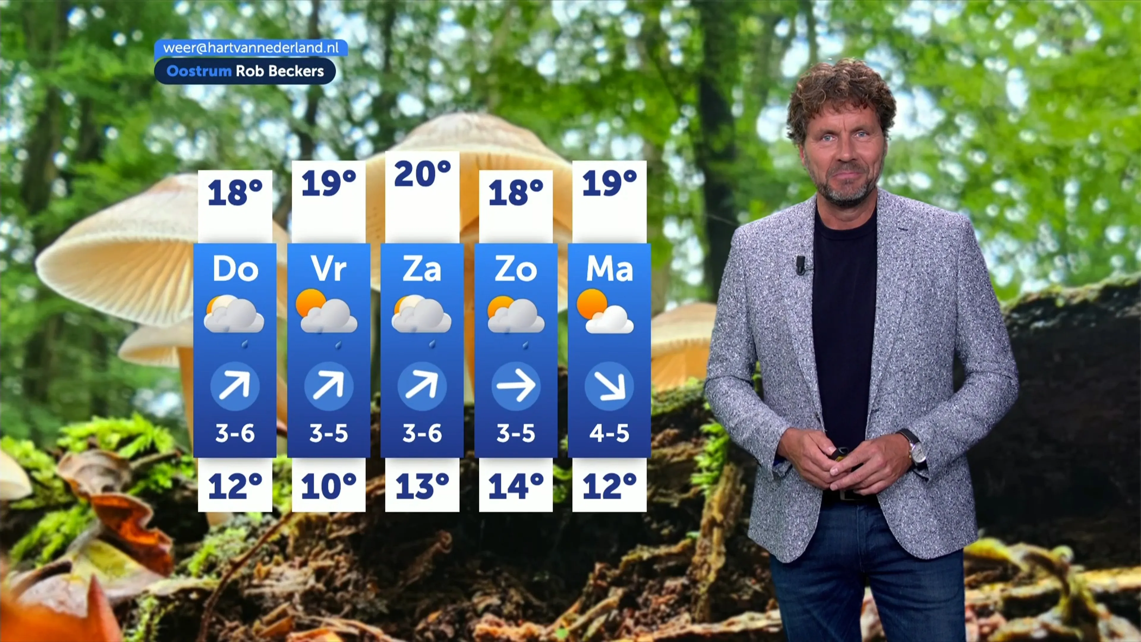 Zomerse opleving alweer voorbij: stevige buien op komst