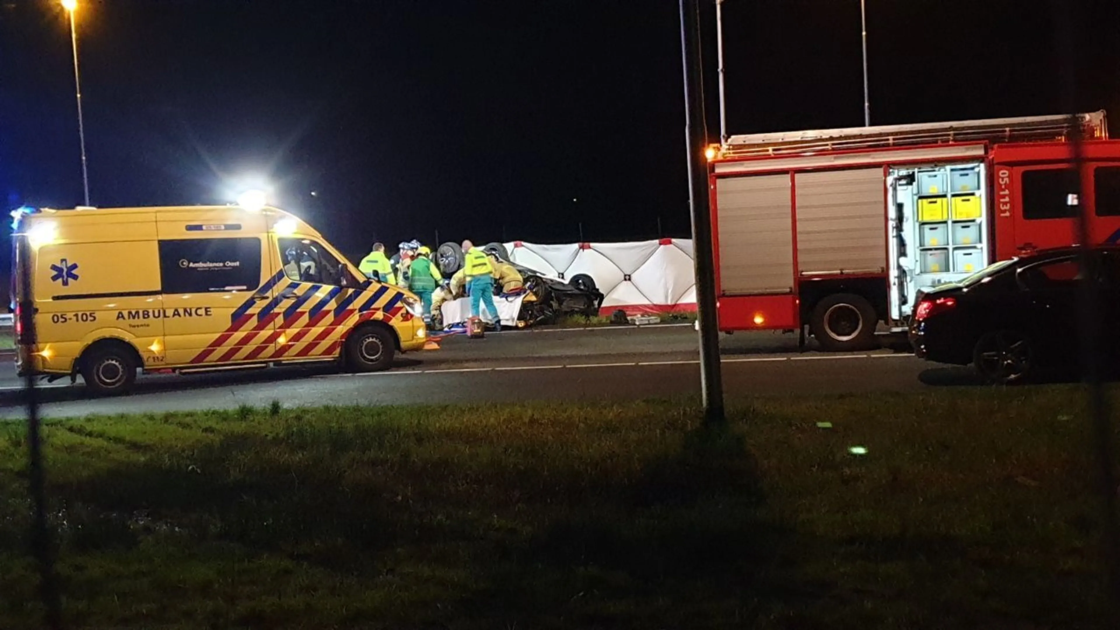 21-jarige man uit Almelo overleden bij ernstig ongeluk op A1