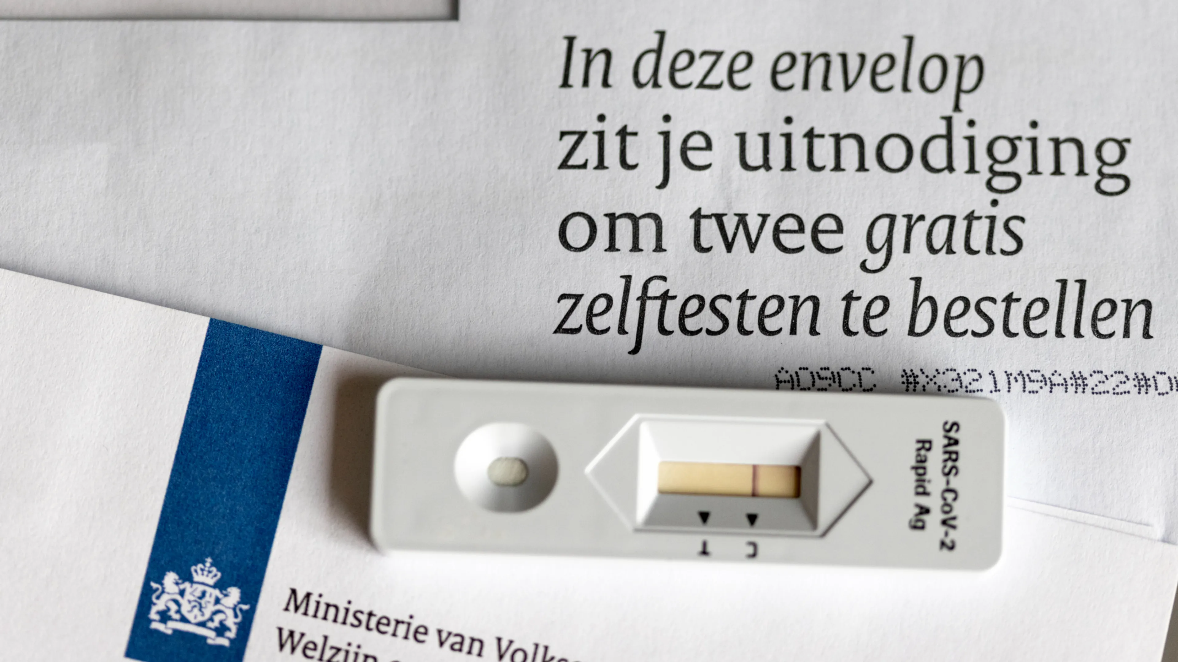 LIVEBLOG | Tot nu toe 2,4 miljoen gratis zelftesten besteld