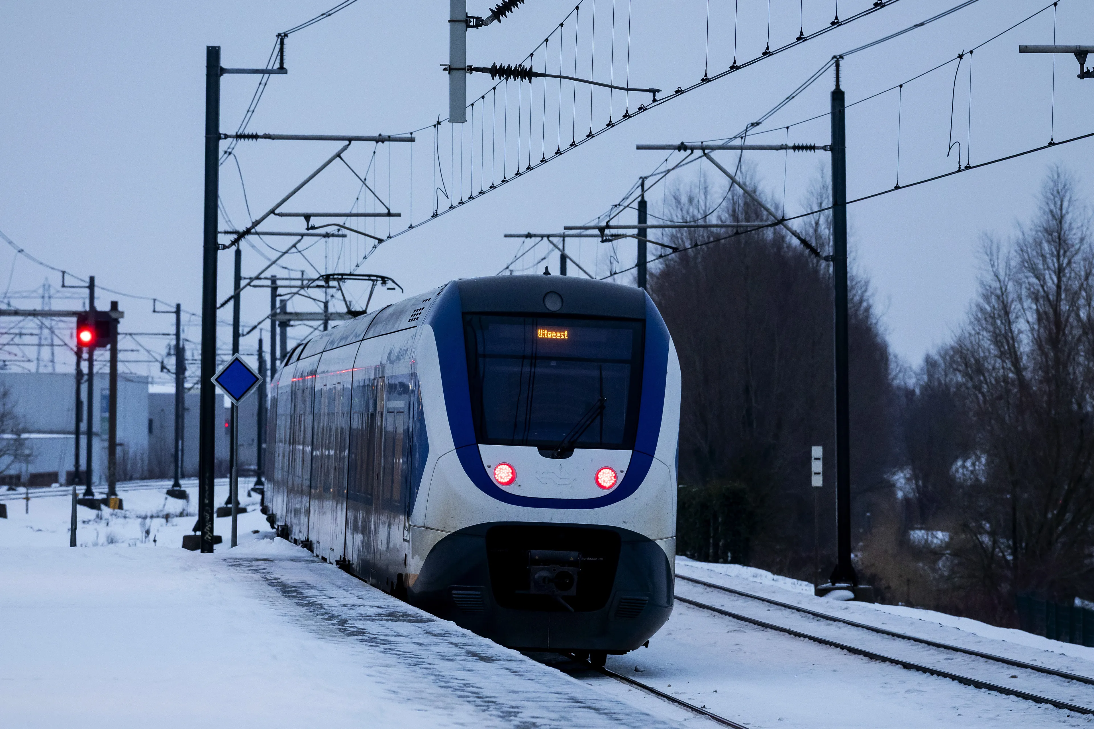 NS past dienstregeling aan door winterweer in noorden van het land