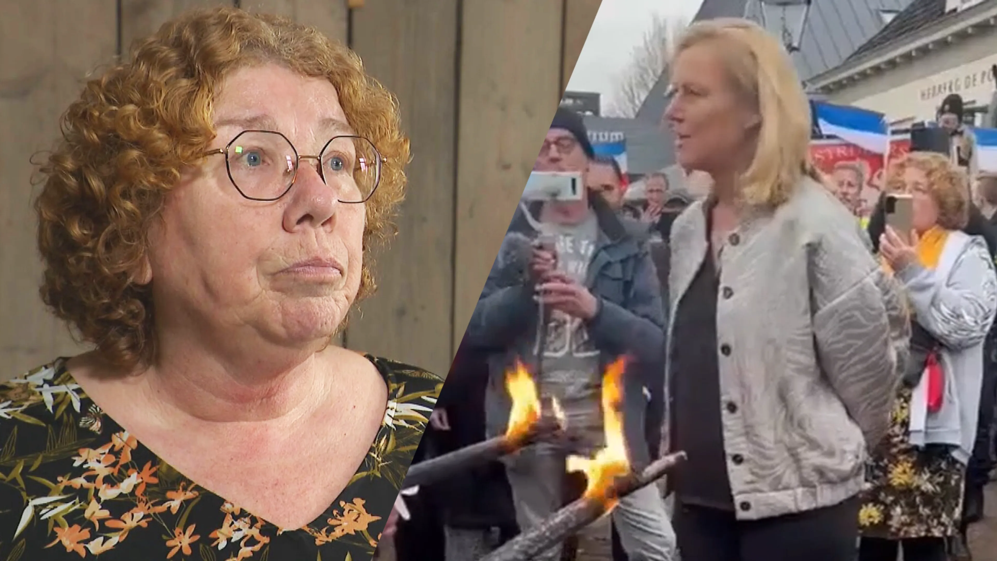 Geral sprak met Kaag tijdens fakkelprotest in Diepenheim: 'De sfeer was goed'