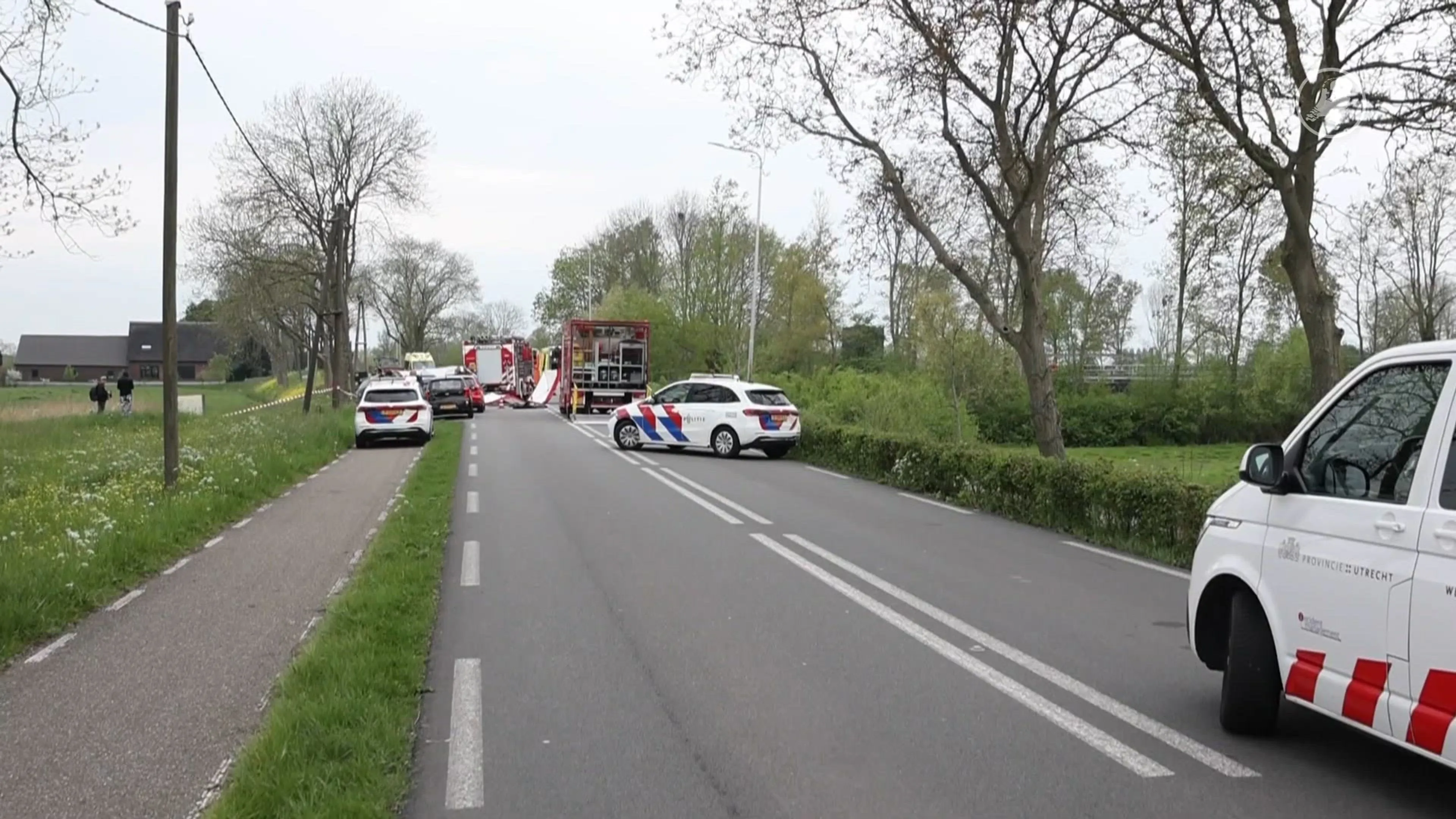 Motorrijder overleden bij ongeluk op N228 bij Oudewater
