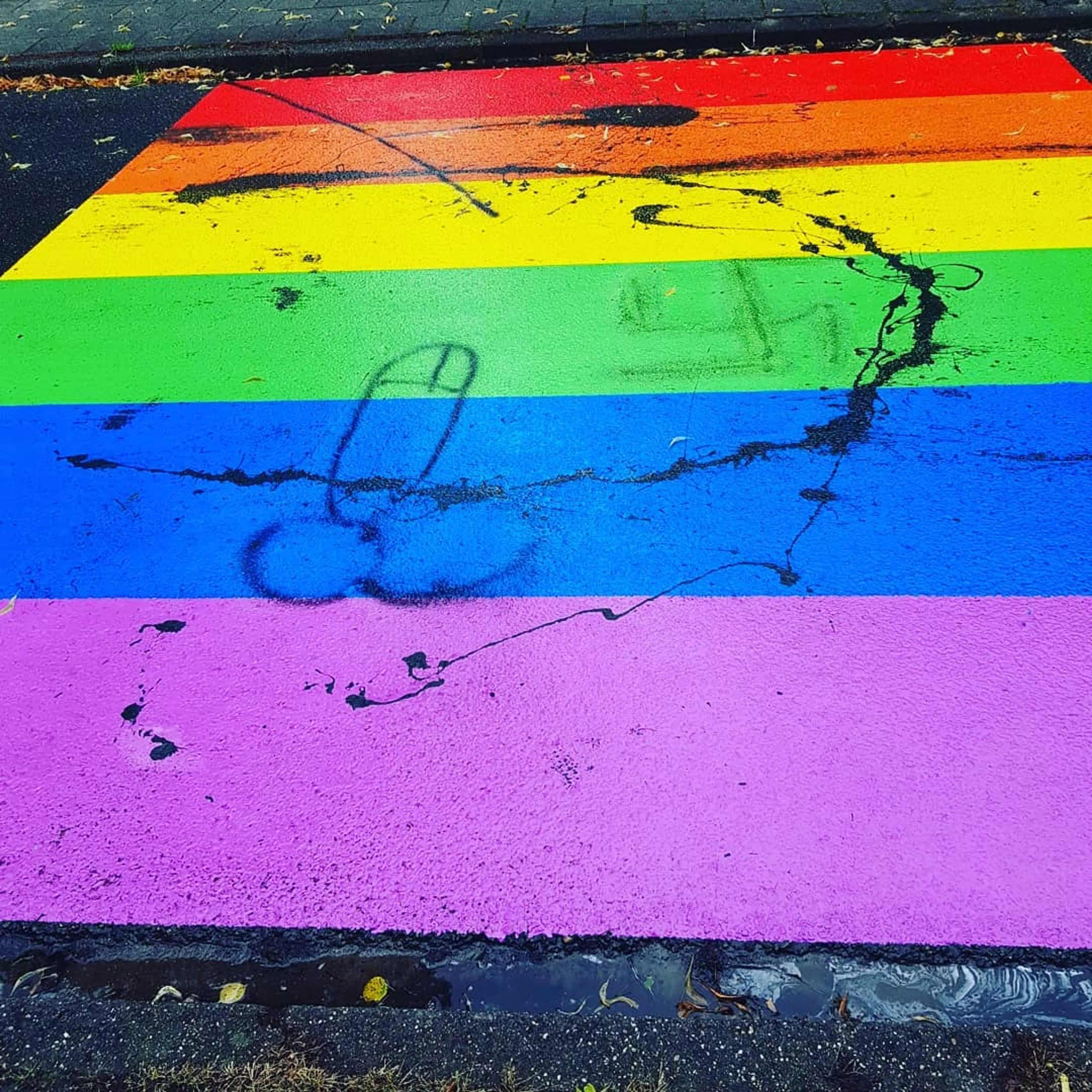Regenboogpaden in Dieren beklad: COC Midden-Gelderland reageert verontrust
