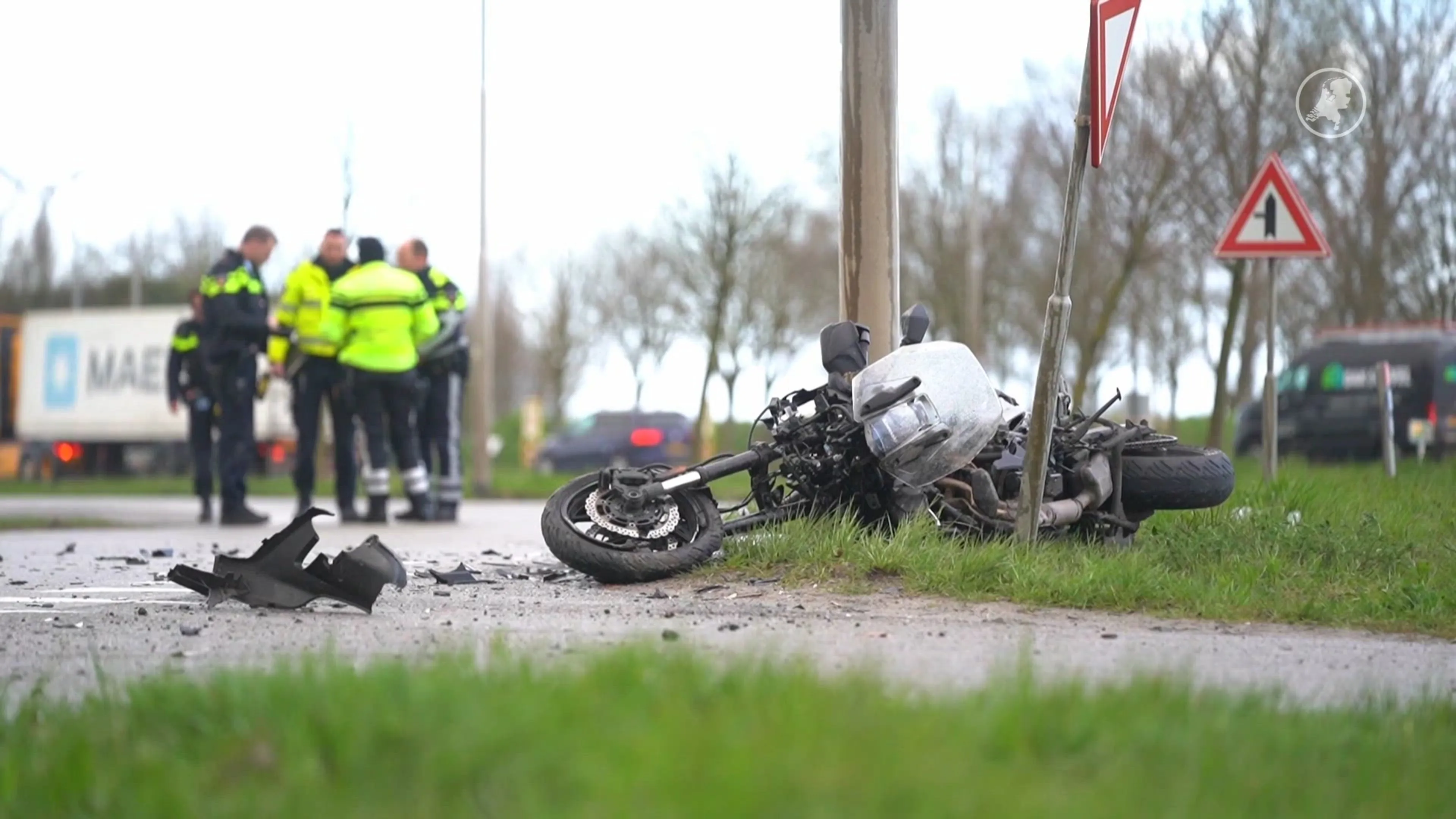 Motorrijder omgekomen na botsing met auto in Melissant