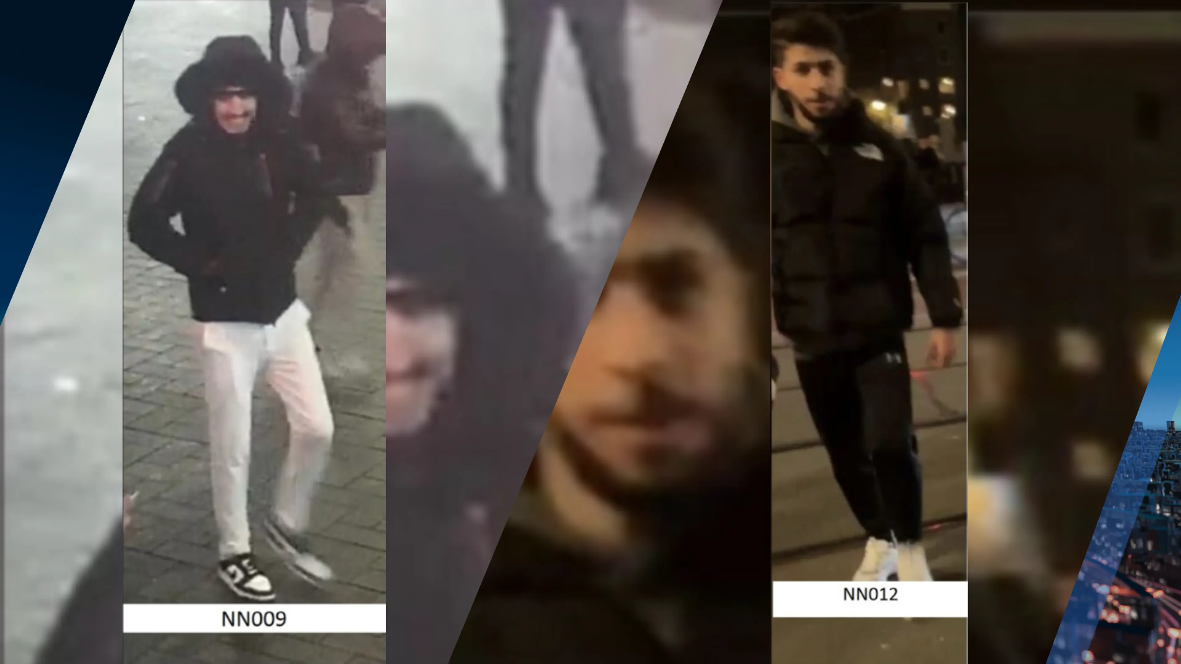 Politie geeft herkenbare beelden van relschoppers Amsterdam vrij