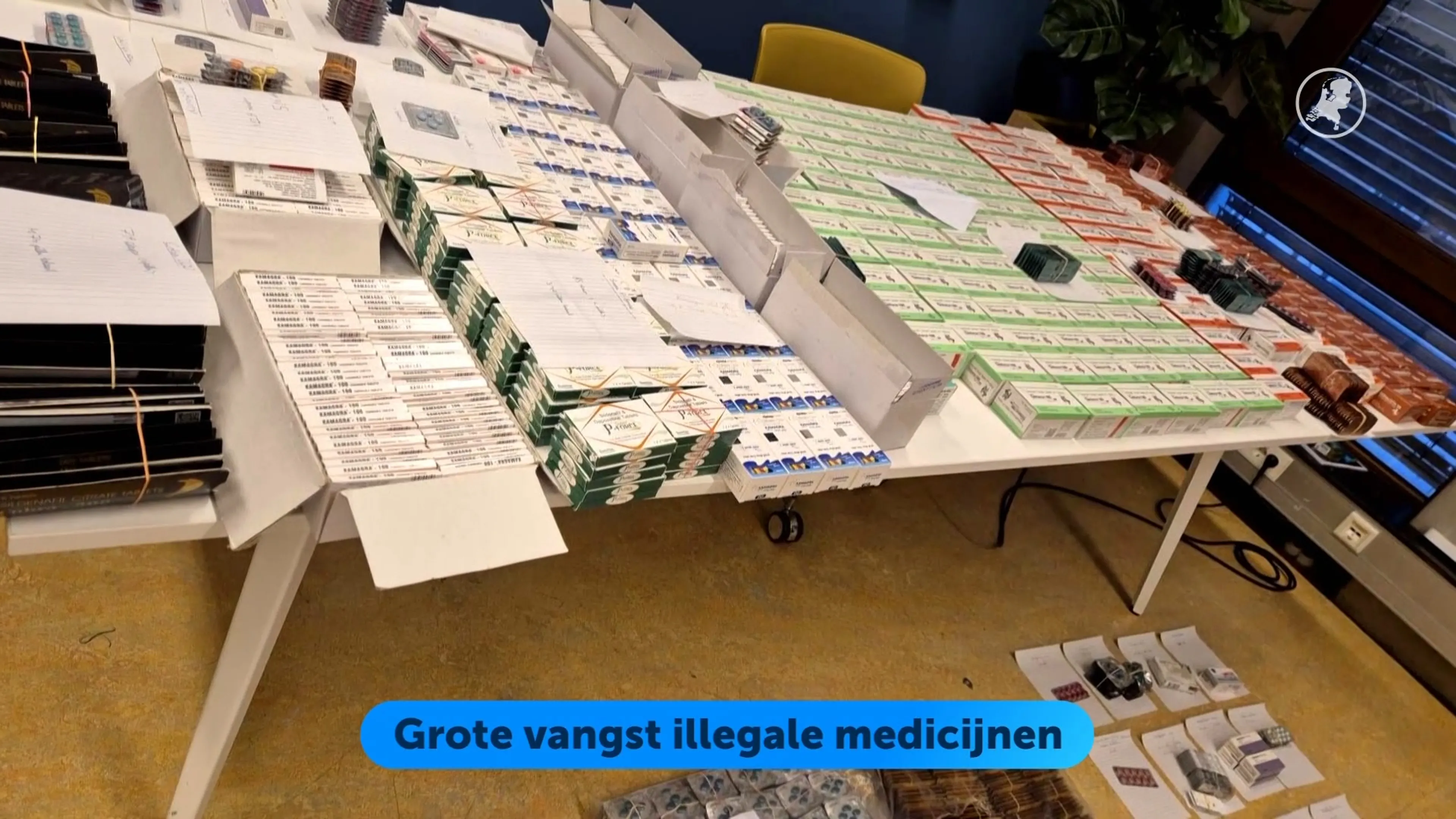 Tienduizenden erectiepillen in beslag genomen, man (40) aangehouden
