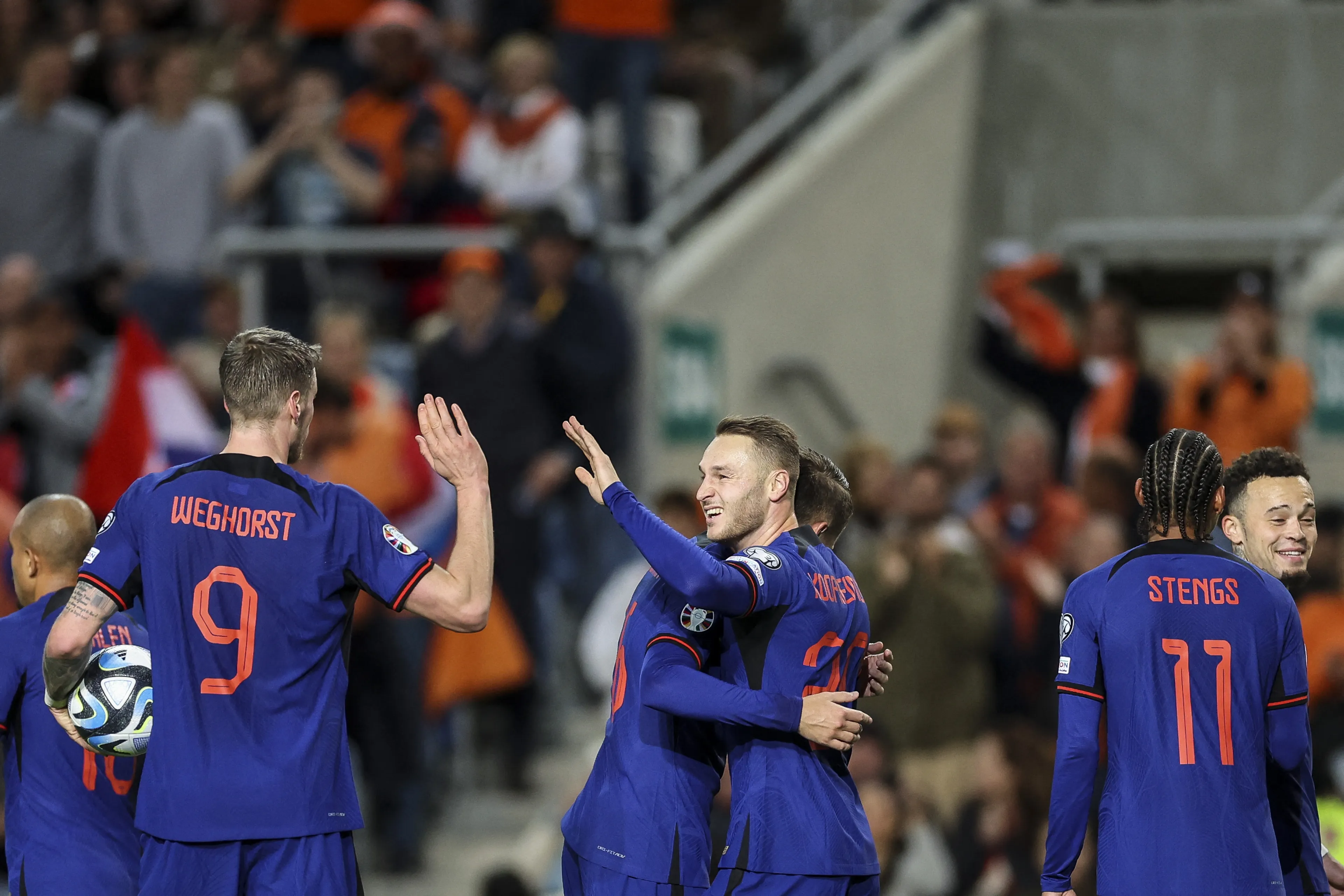 Nederlands elftal besluit EK-kwalificatie met ruime zege (0-6) op Gibraltar