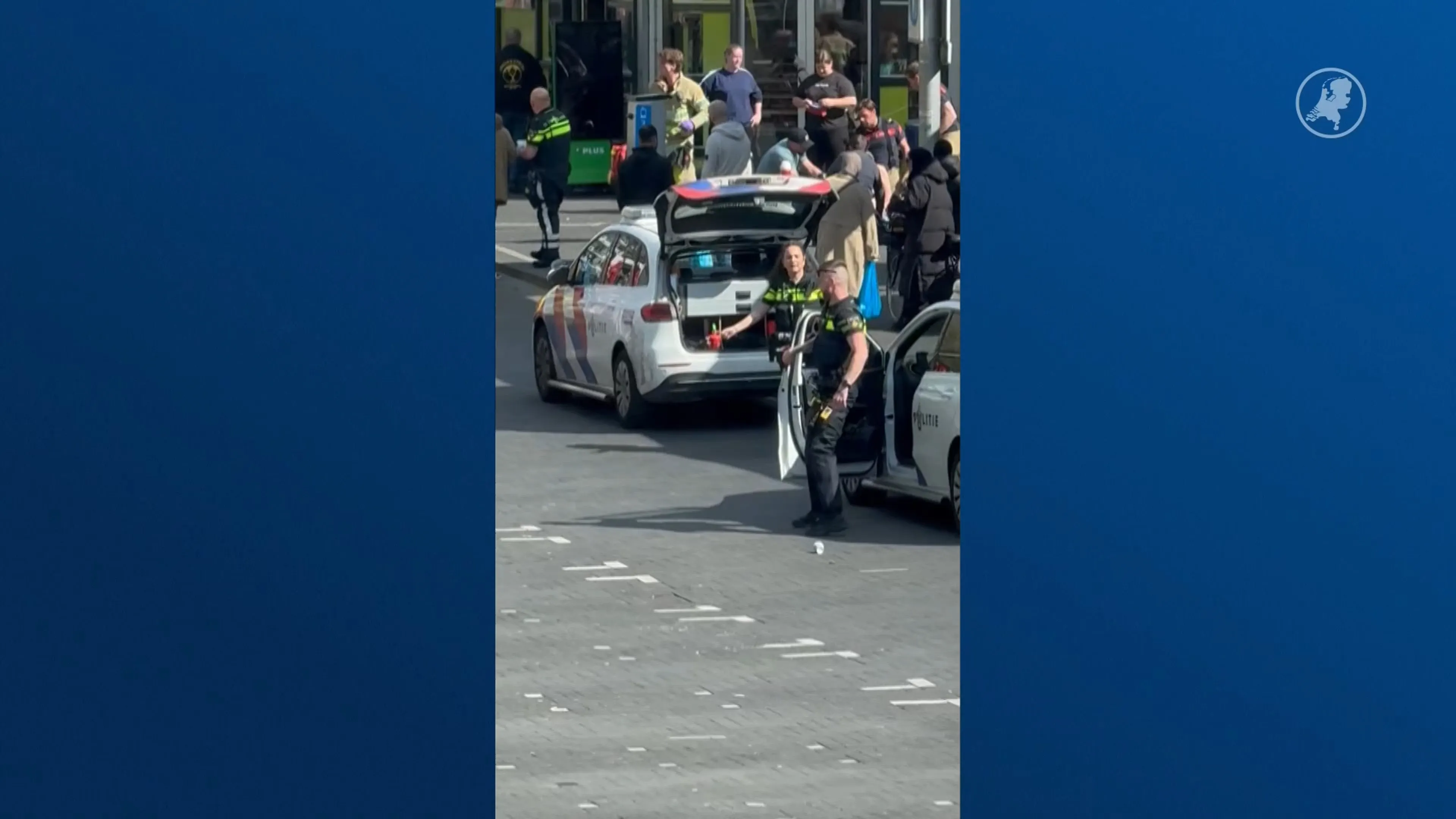 Man steekt persoon in rolstoel in de brand bij winkelcentrum Utrecht