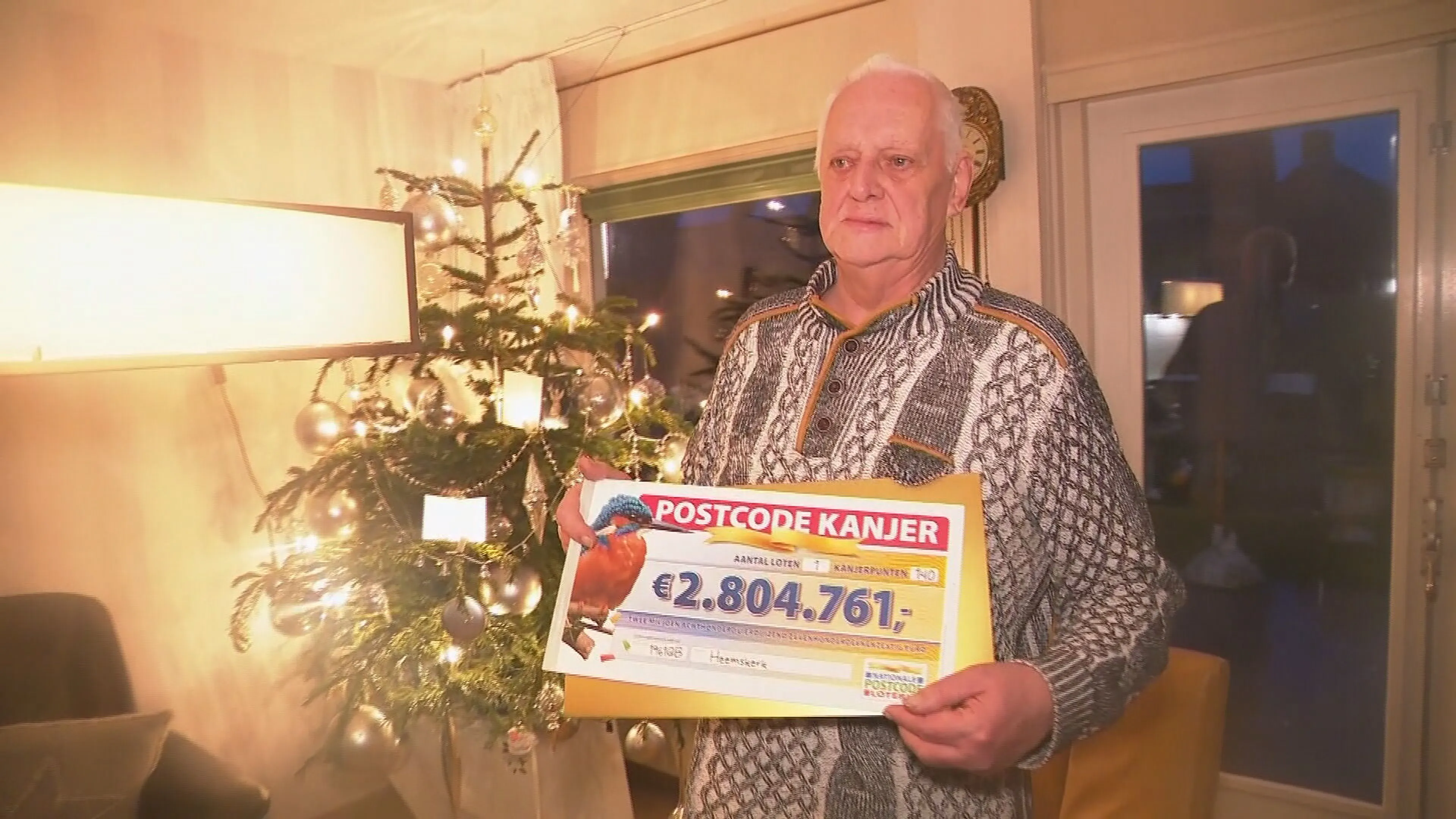 Cees (76) uit Heemskerk verloor in 2022 zijn vrouw en is nu miljonair: 'Geweldig einde van een kolere jaar'