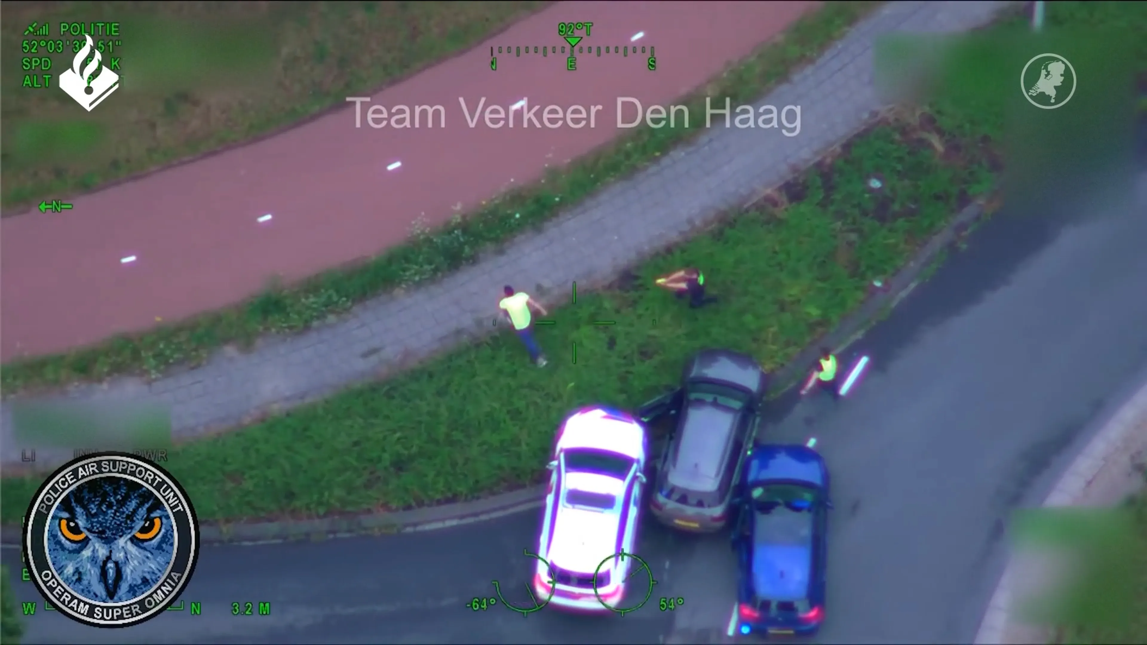 Ontsnapte gevangene raast door Den Haag