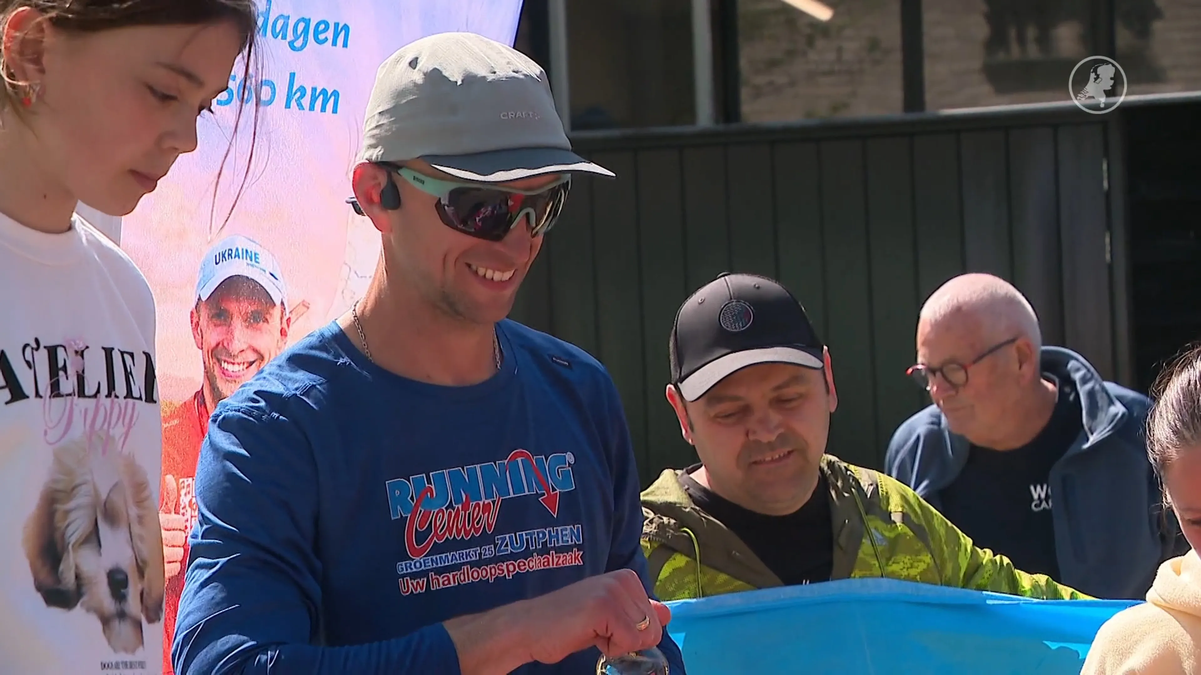 Oekraïense Stanislav loopt 550 kilometer hard als dank aan Nederland
