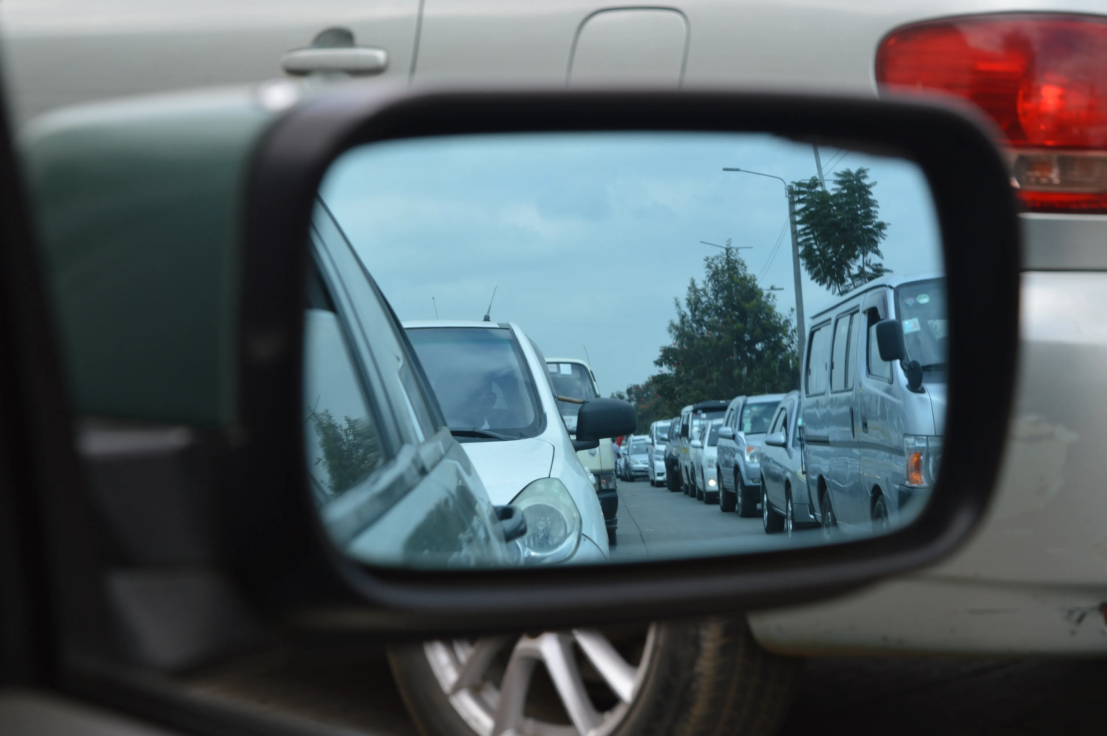 Druk op de weg, meeste filekilometers dit jaar