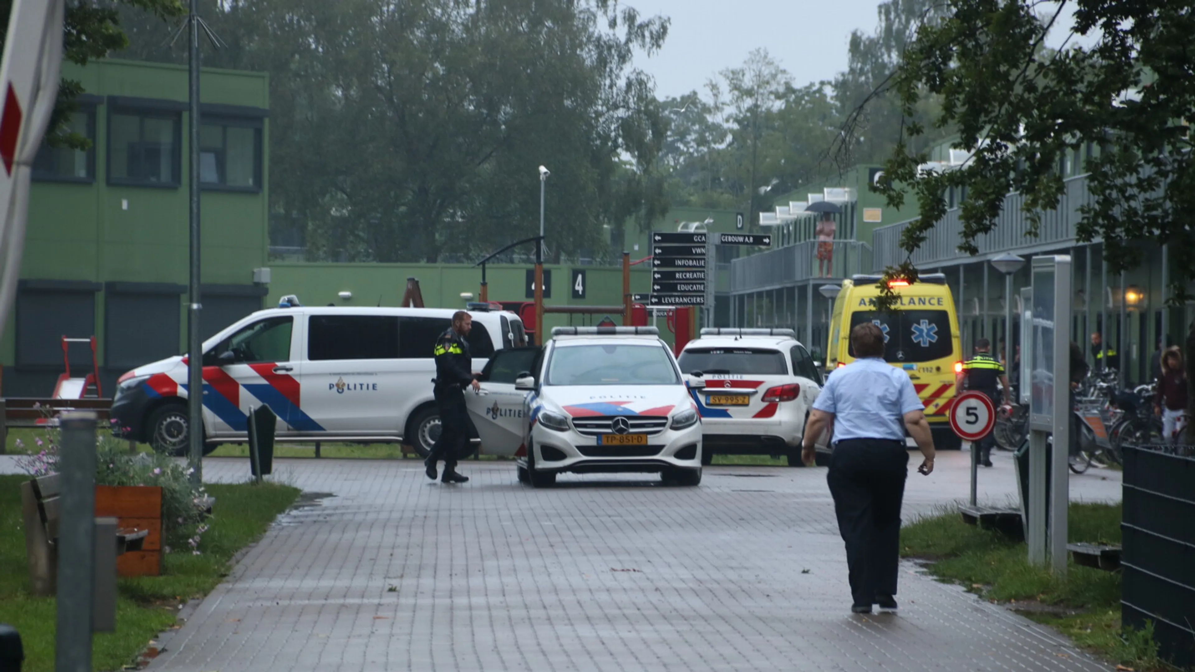 Wederom steekpartij bij azc Harderwijk, bewoner naar ziekenhuis