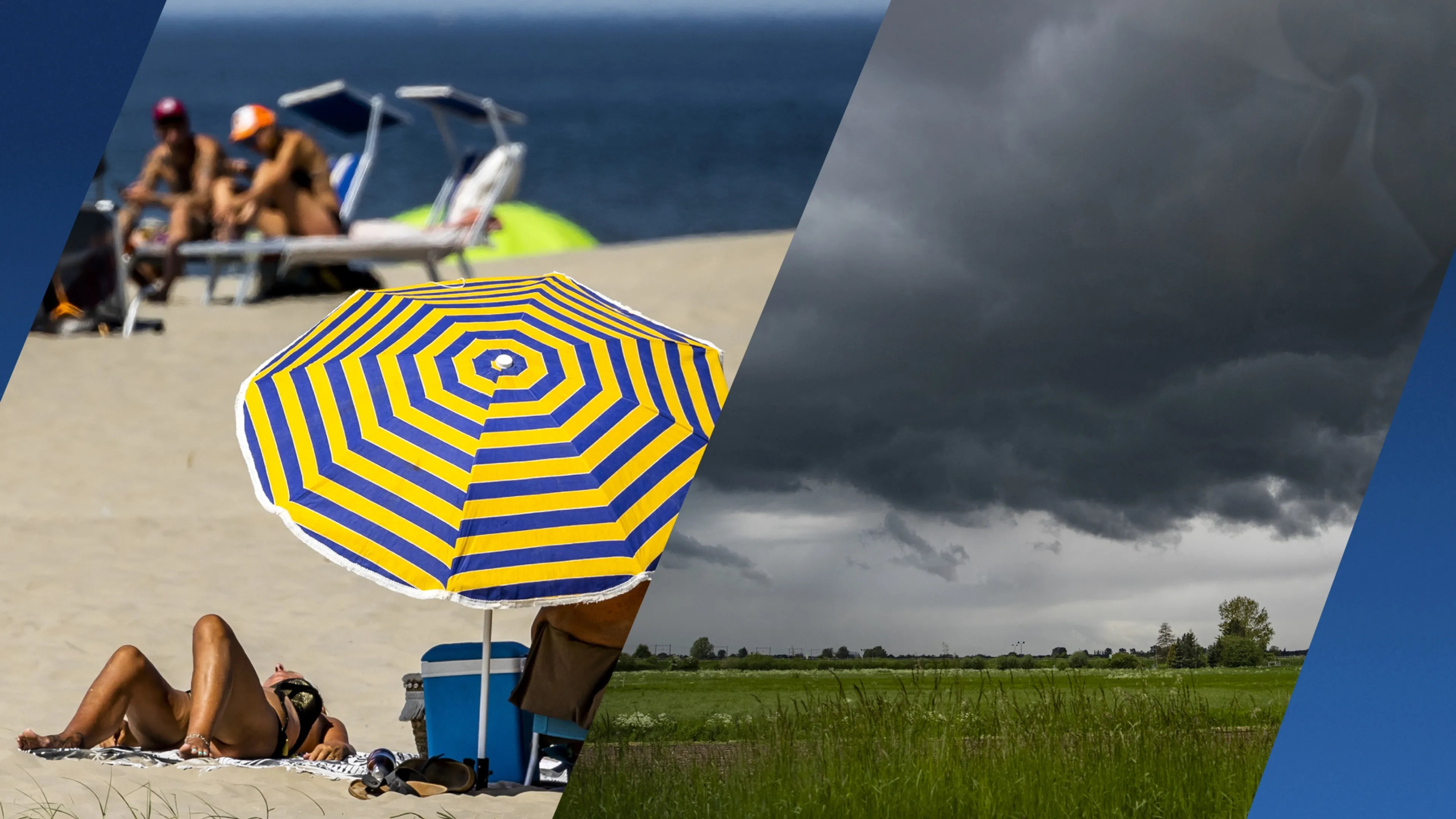 Eerst 33 graden, daarna kans op stevige onweersbuien