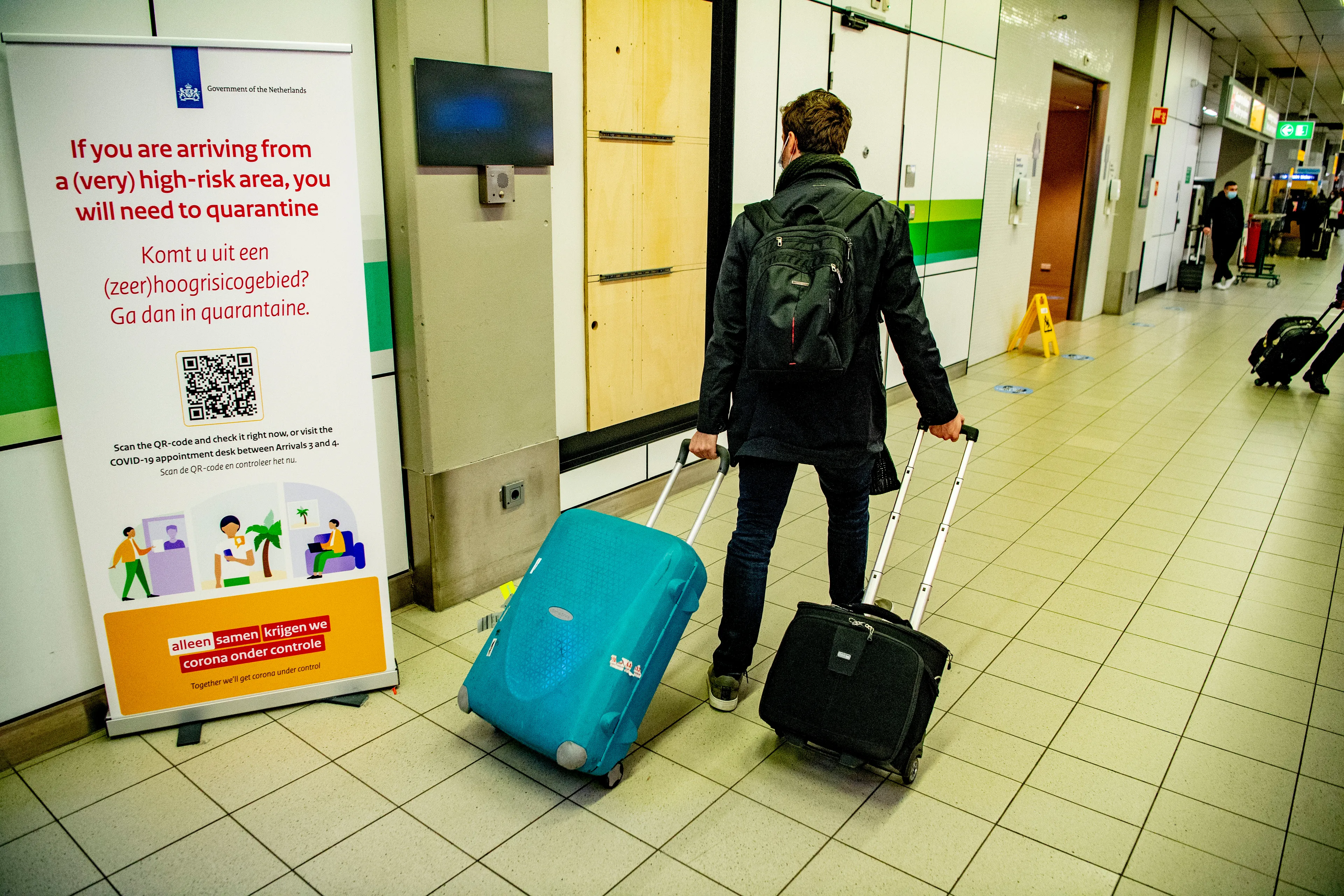 Reizigers uit Zuid-Afrika na positieve test verplicht in quarantainehotel