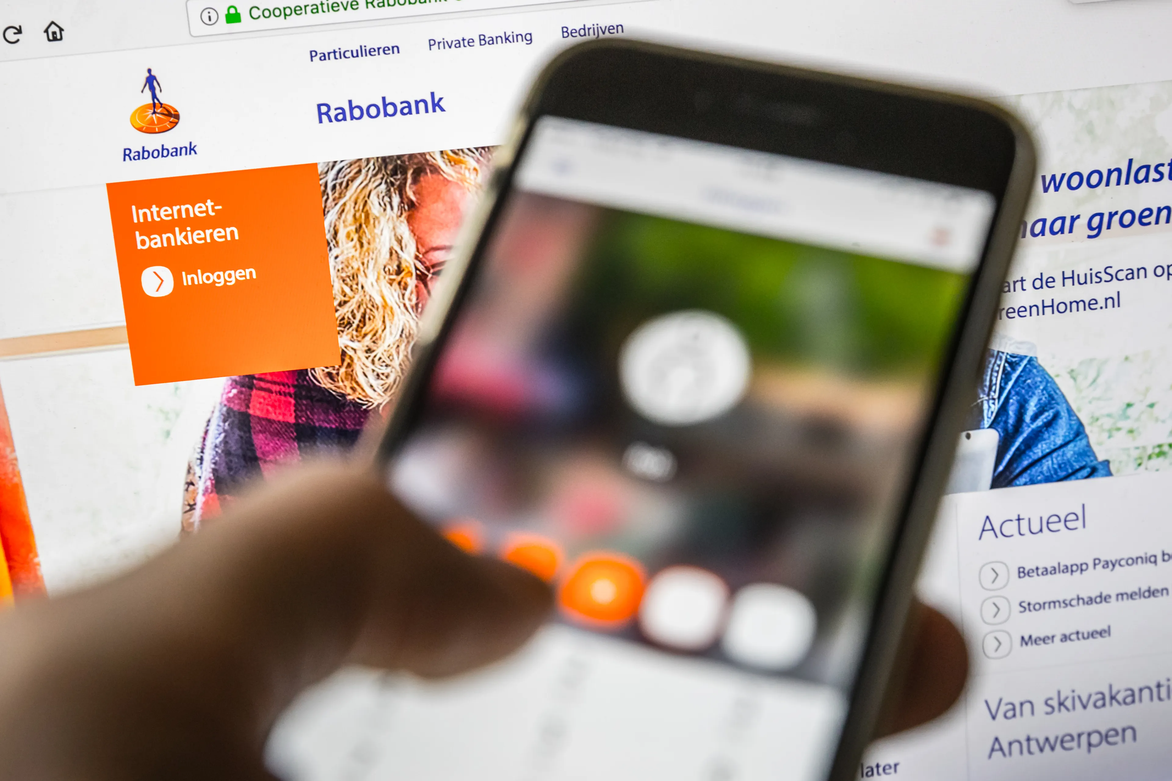 Storing opgelost: Rabobank-klanten kunnen weer internetbankieren