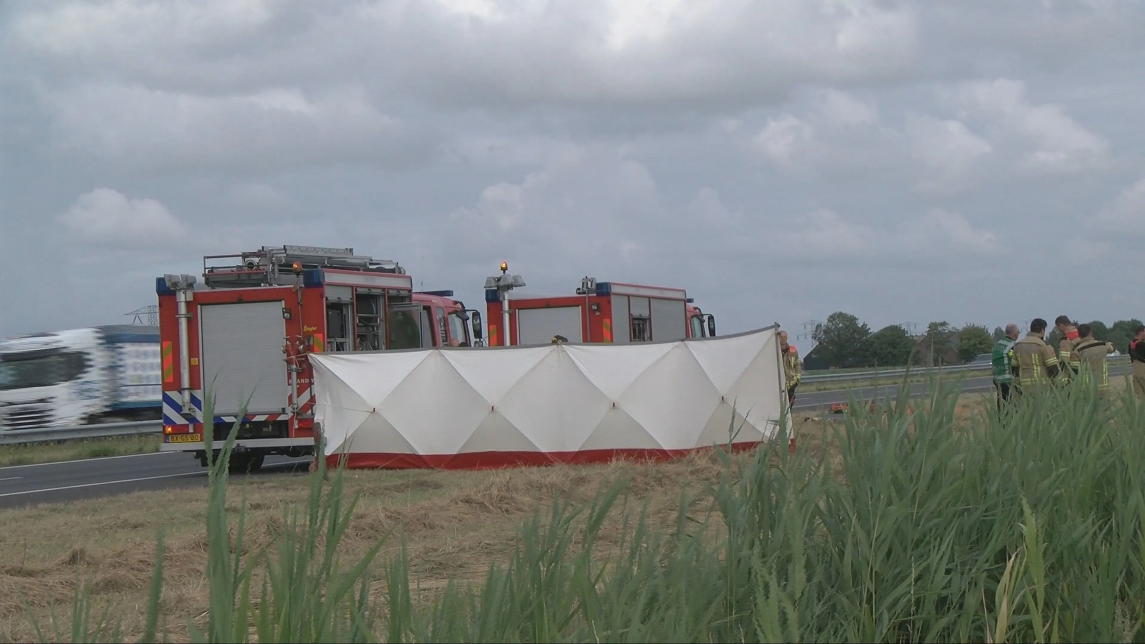 Man (77) overleden door ongeluk op A58 bij Kruiningen