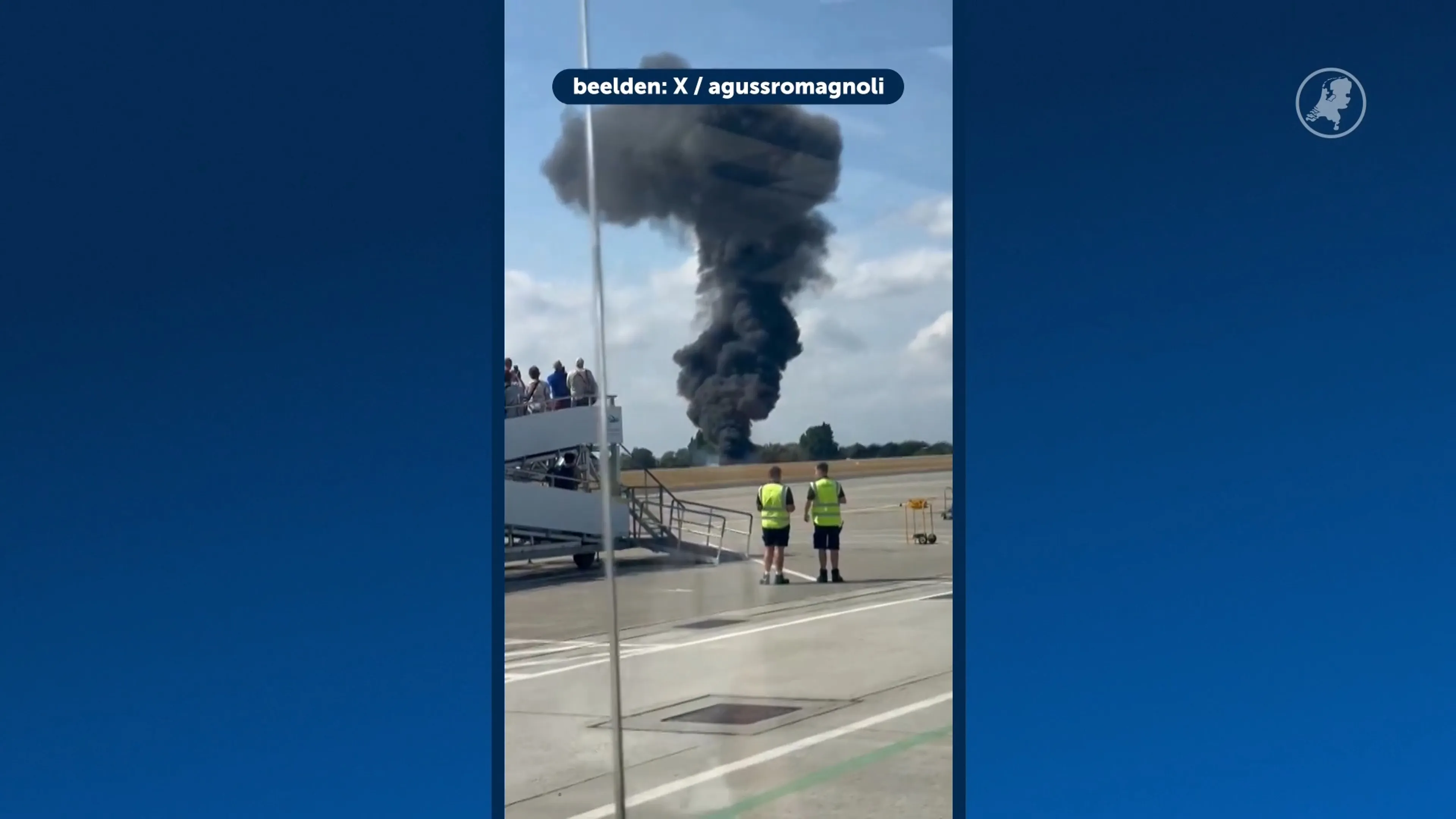 Klein vliegtuig op weg naar Lelystad crasht bij vliegveld Londen