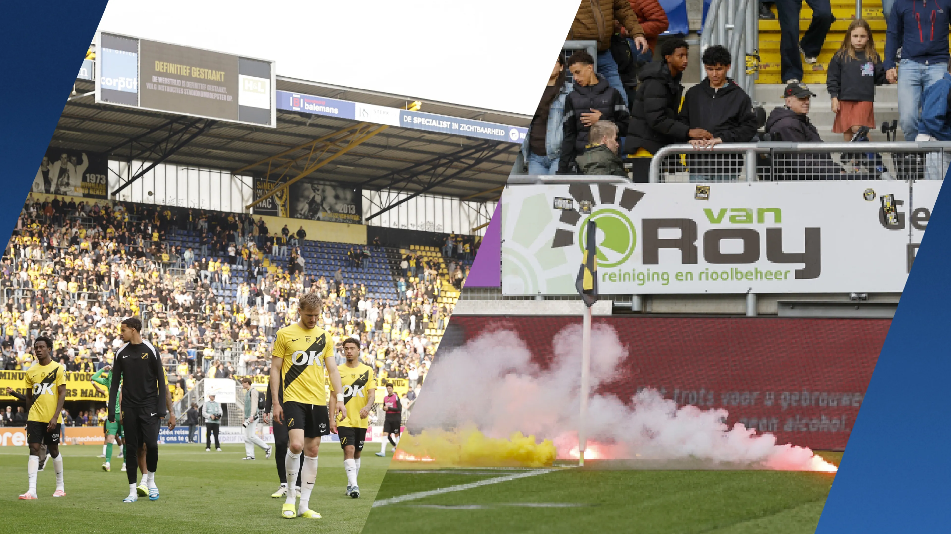 NAC degradeert uit Eredivisie, duel met Heerenveen definitief gestaakt