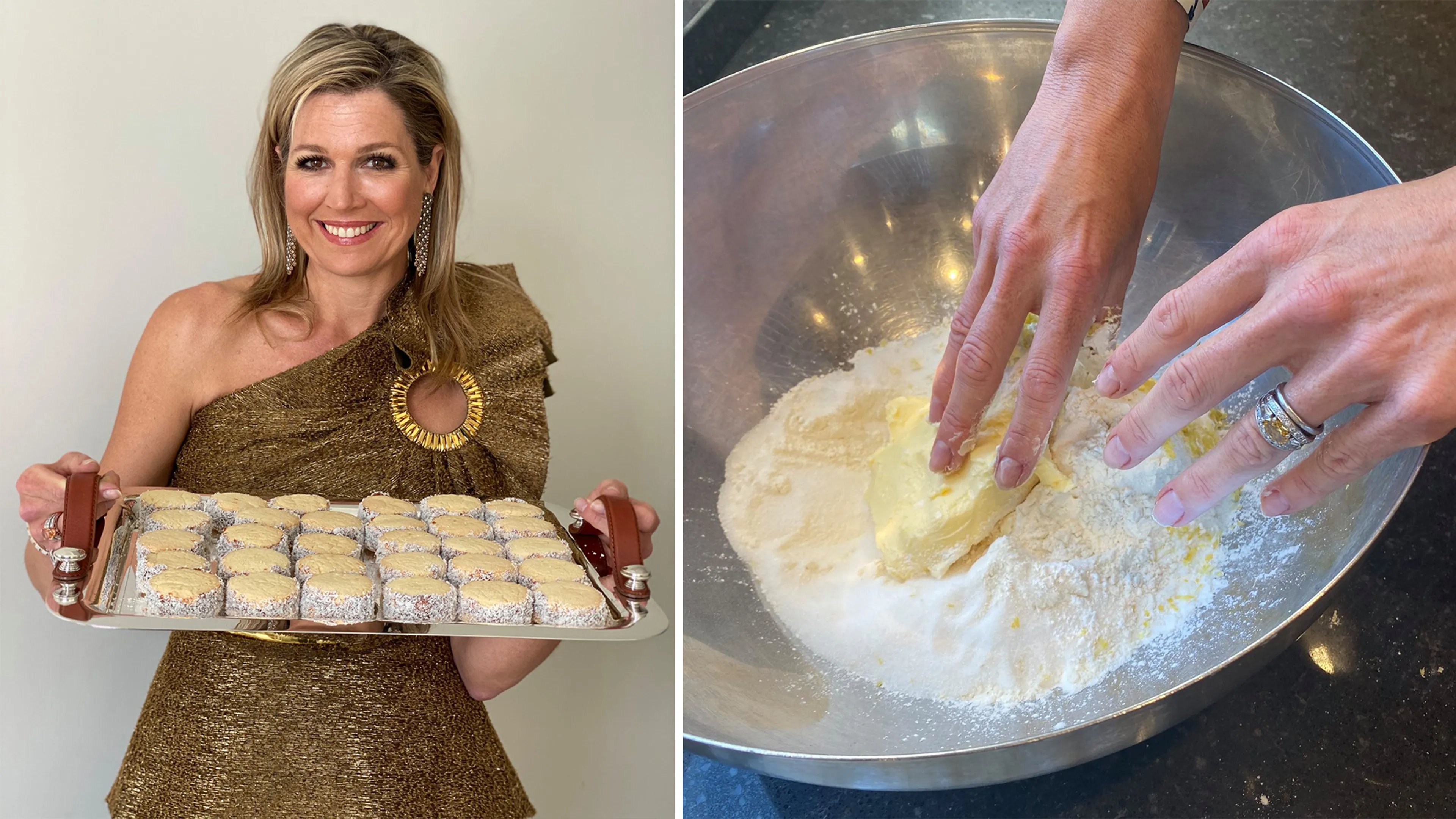 Jarige koningin Máxima duikt de keuken in en bakt haar lievelingskoekjes