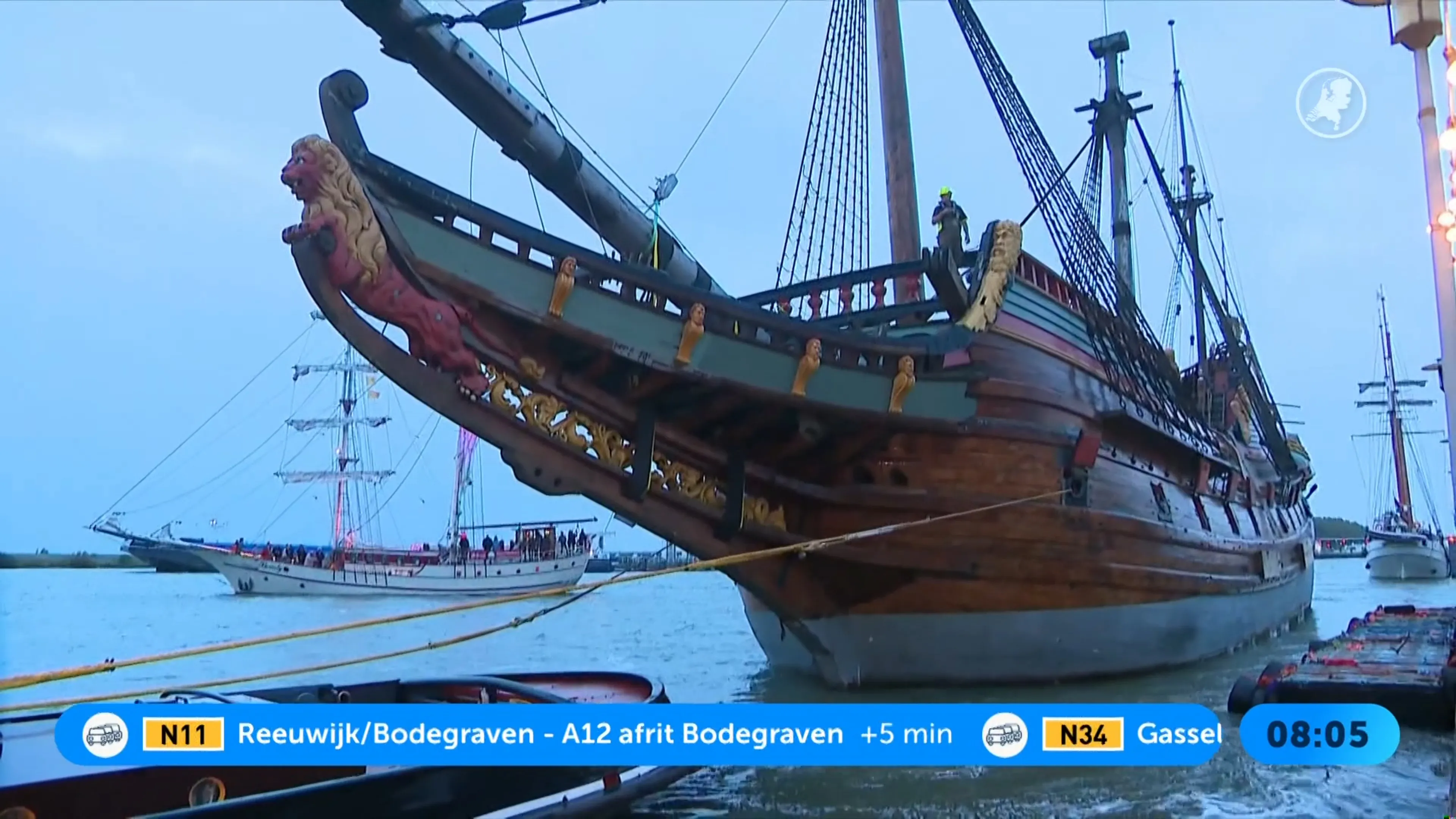 Batavia keert terug naar Lelystad en gaat aan wal: 'Gebeurt bijna nooit'