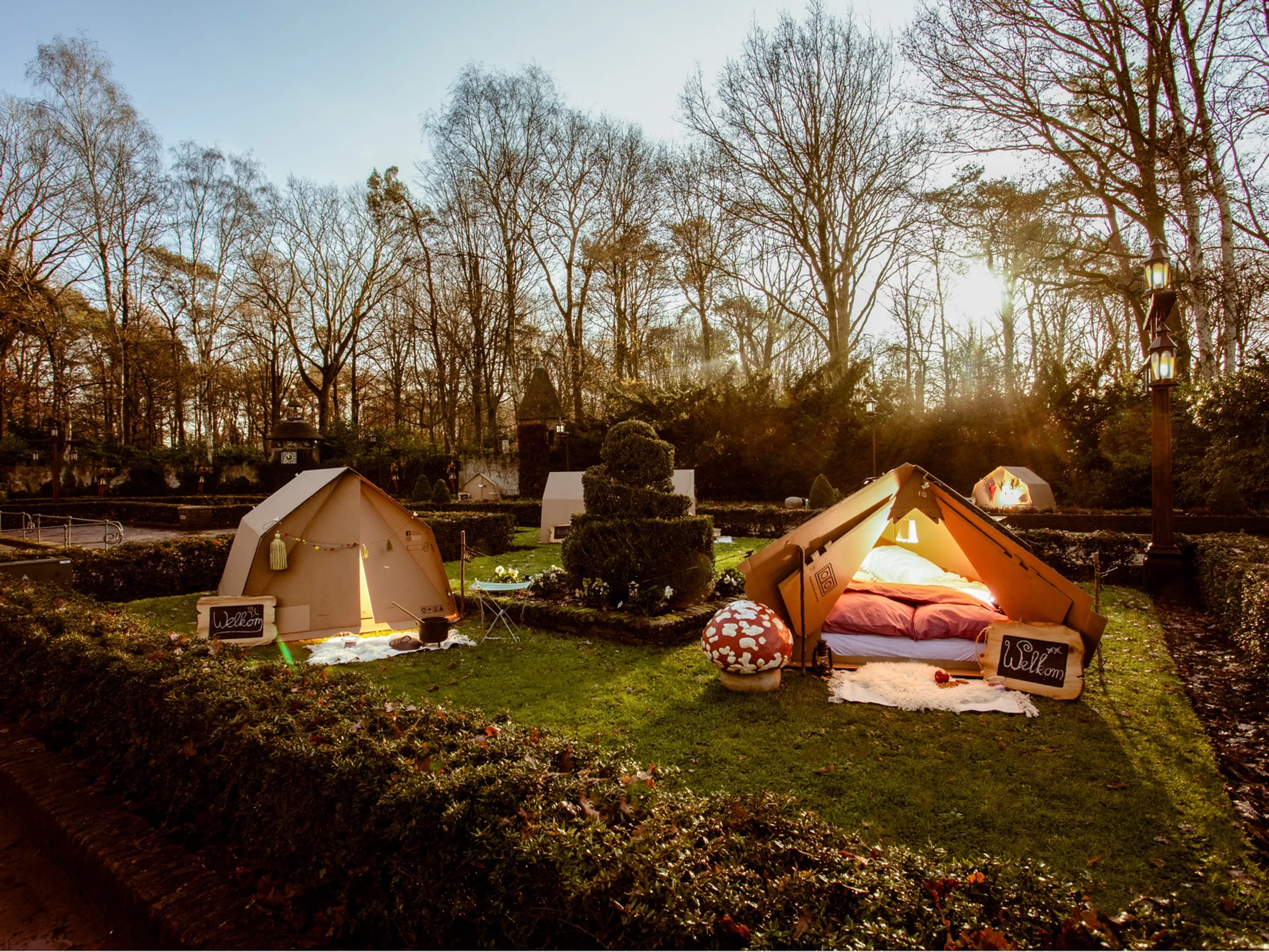 Bijna 35.000 aanmeldingen om een nachtje te slapen in de Efteling