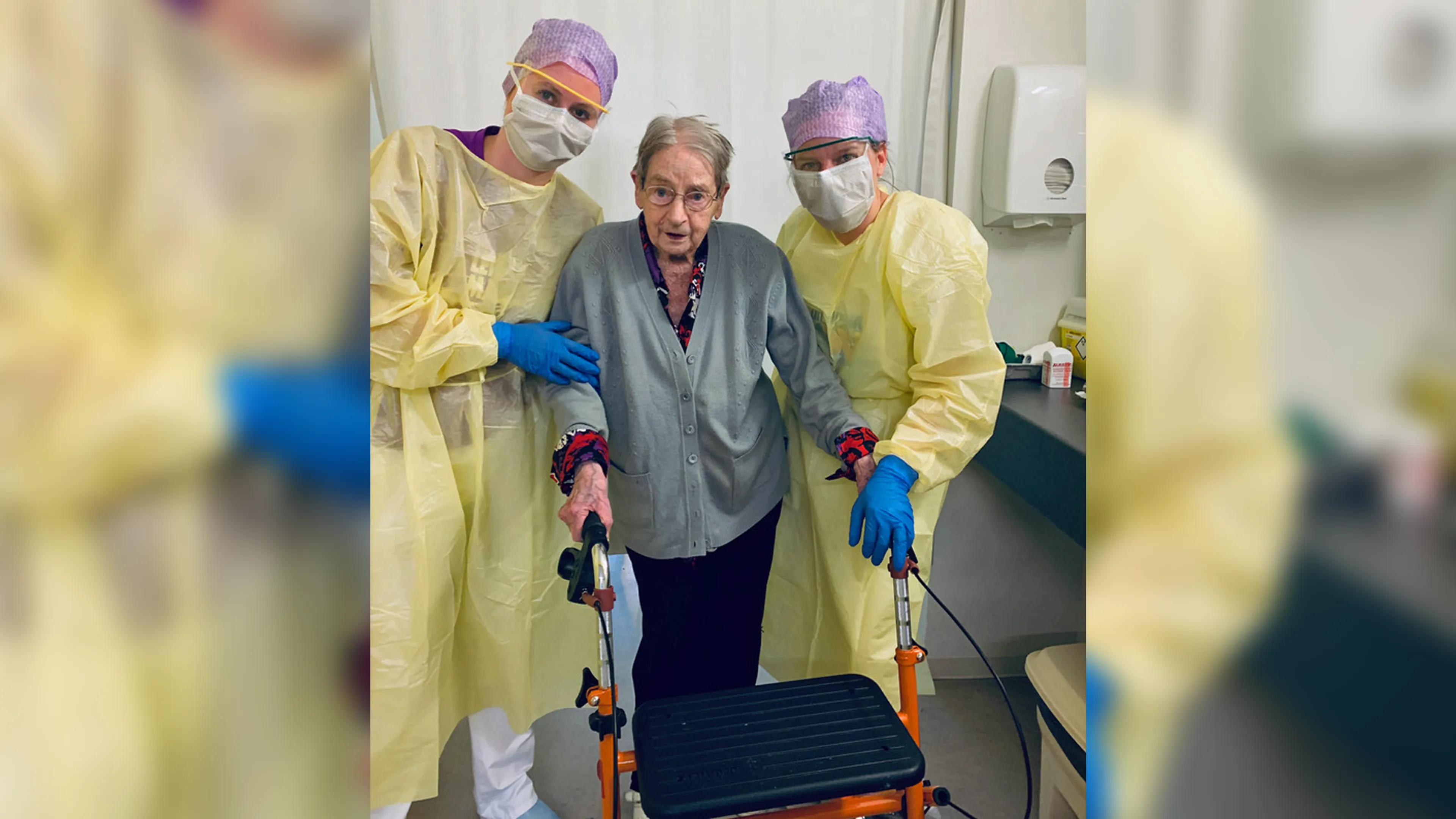 Klein wonder: Hanneke (101) herstelde van corona en mag het ziekenhuis verlaten