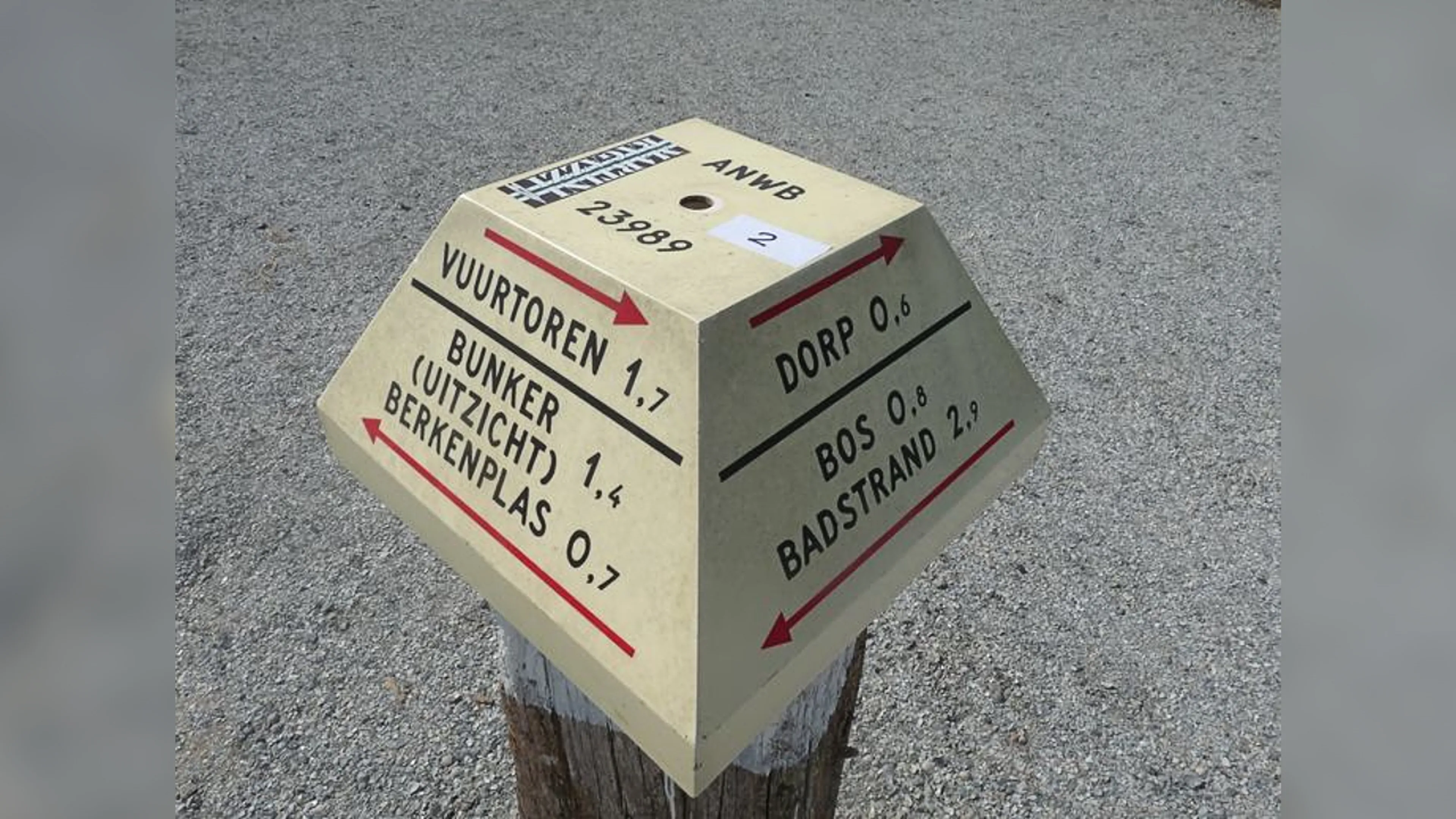 ANWB-paddenstoelen van Schiermonnikoog gaan onder de hamer