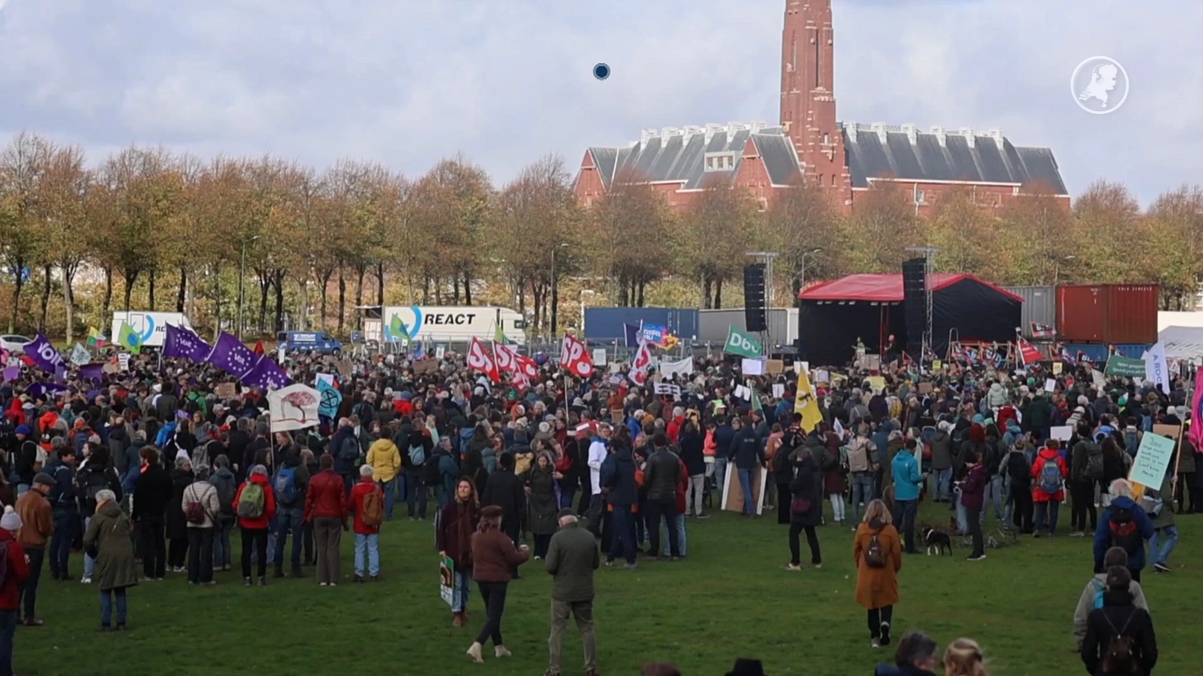 Hoge opkomst voor Haagse klimaatmars