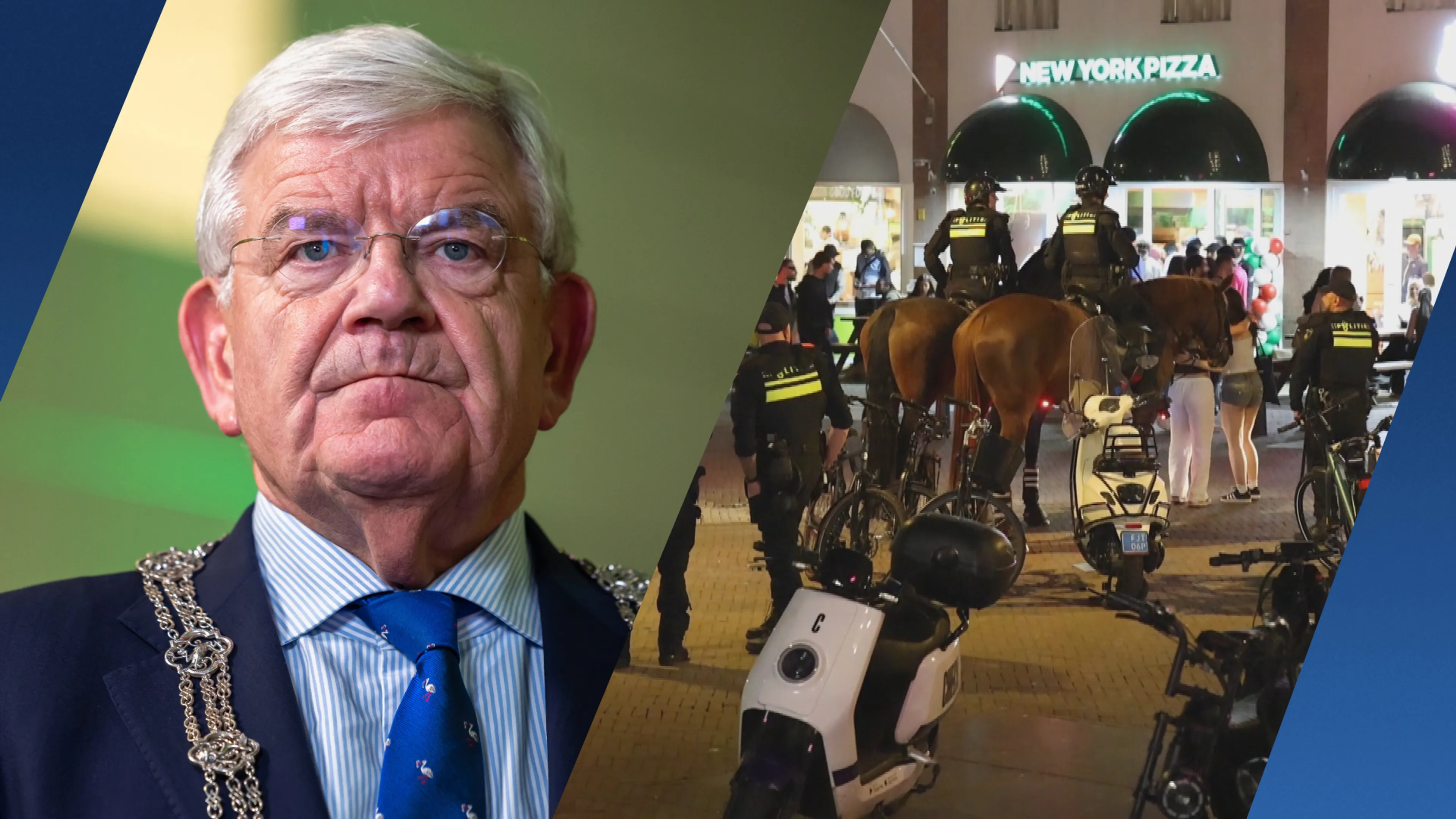 Burgemeester Van Zanen na onrust Scheveningen: 'Onacceptabel'