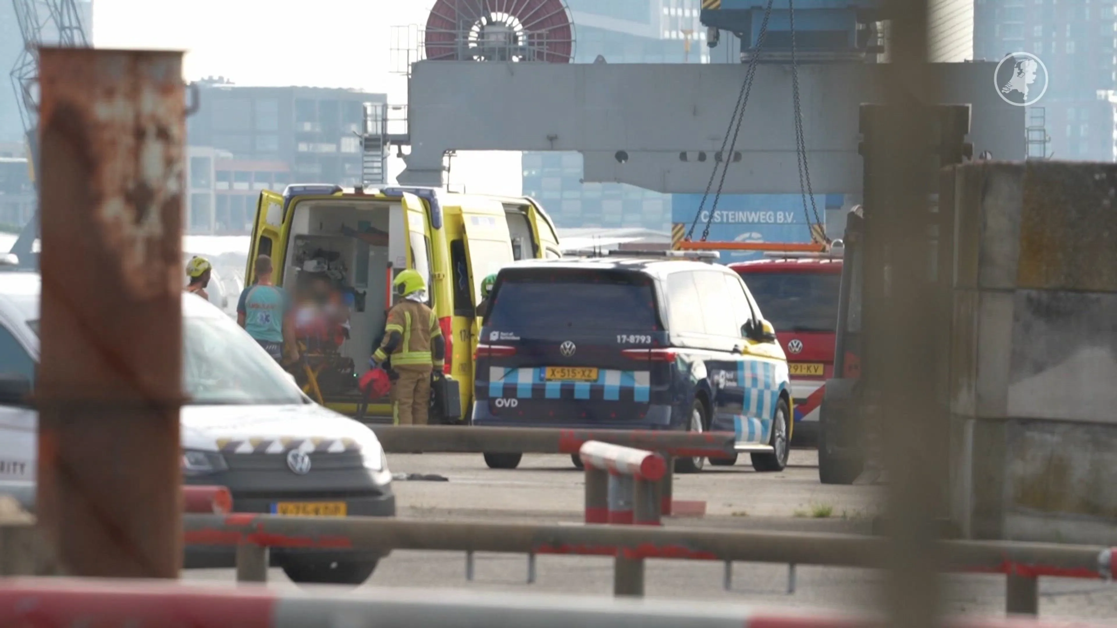 Twee doden en twee zwaargewonden bij bedrijfsongeval Waalhaven