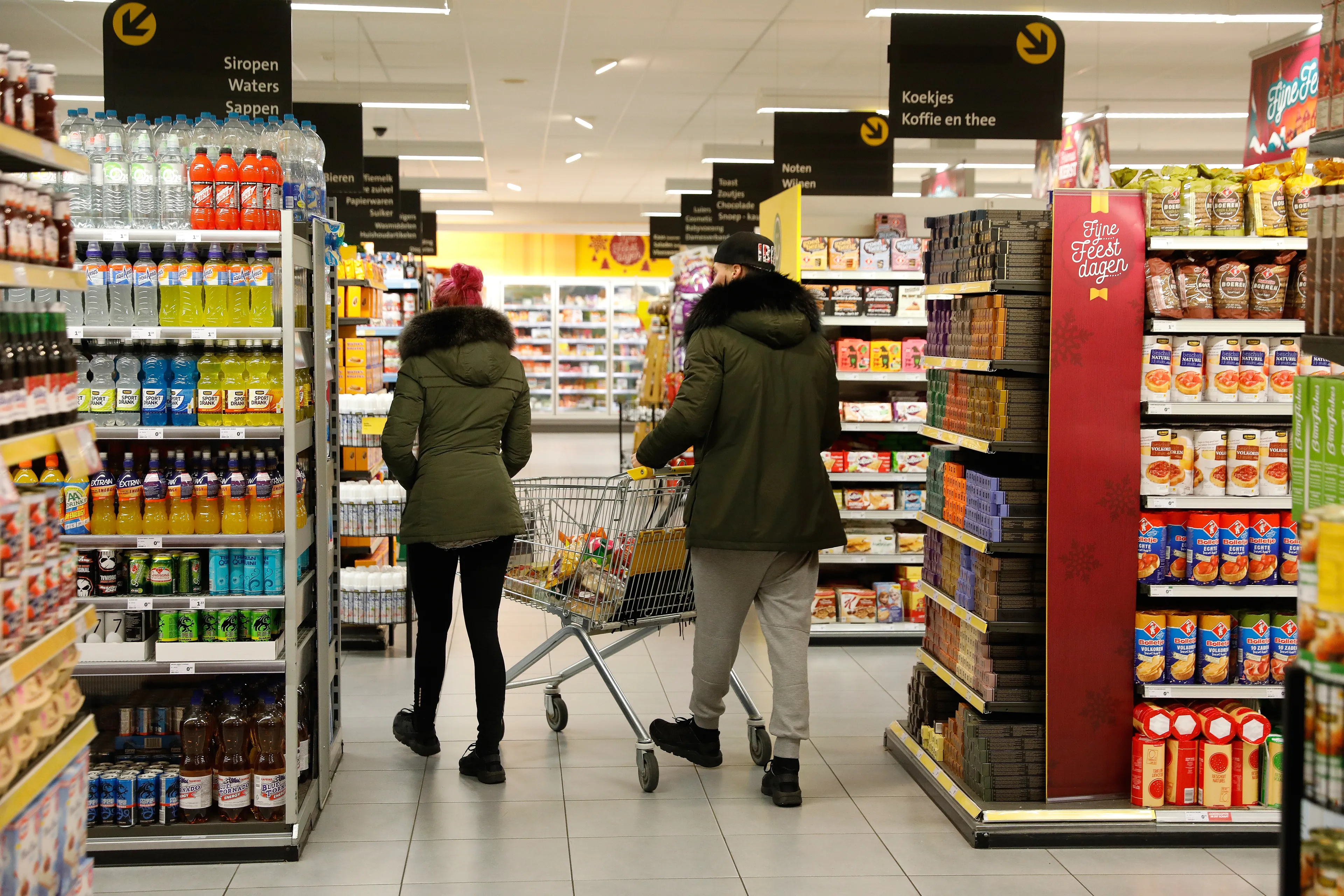 Volle boodschappenwagen wordt duurder en duurder