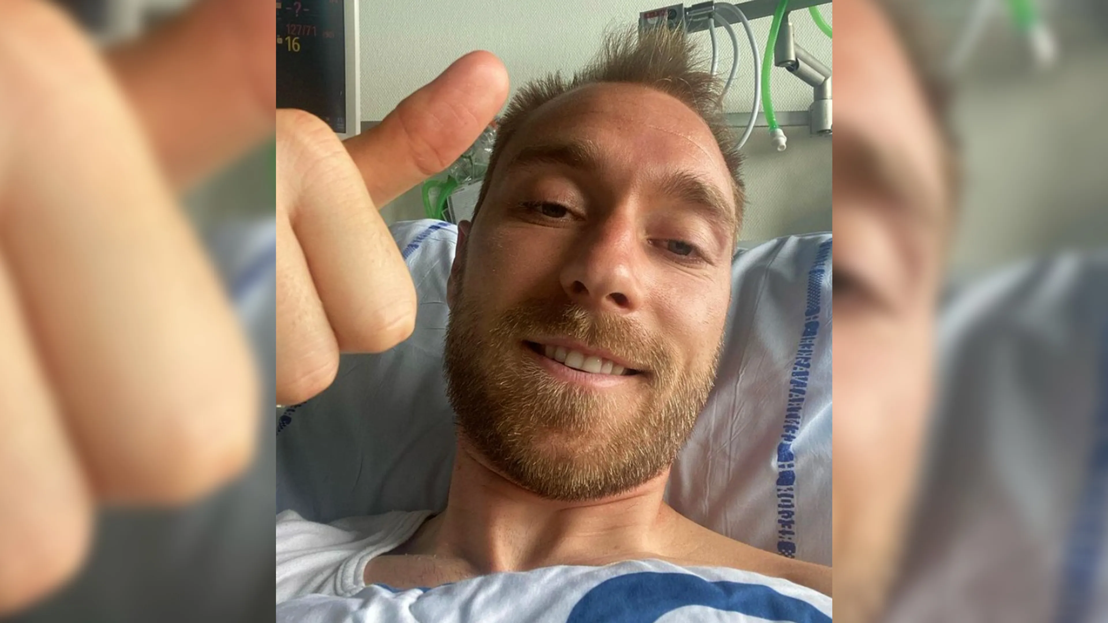 Door hartstilstand getroffen Eriksen ontroerd door de vele steunbetuigingen