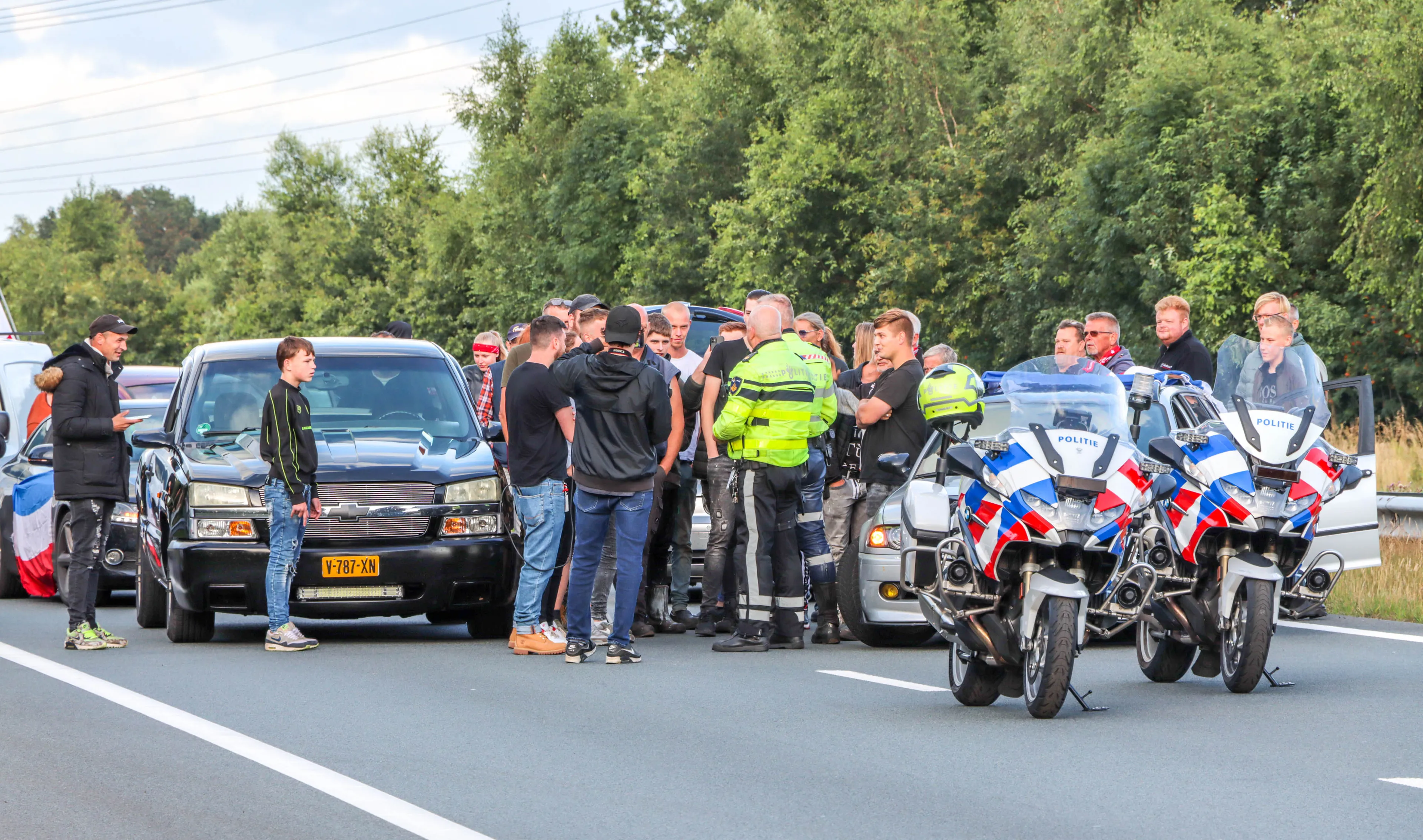 Politie wil boetes geblokkeerde automobilisten A35 kwijtschelden