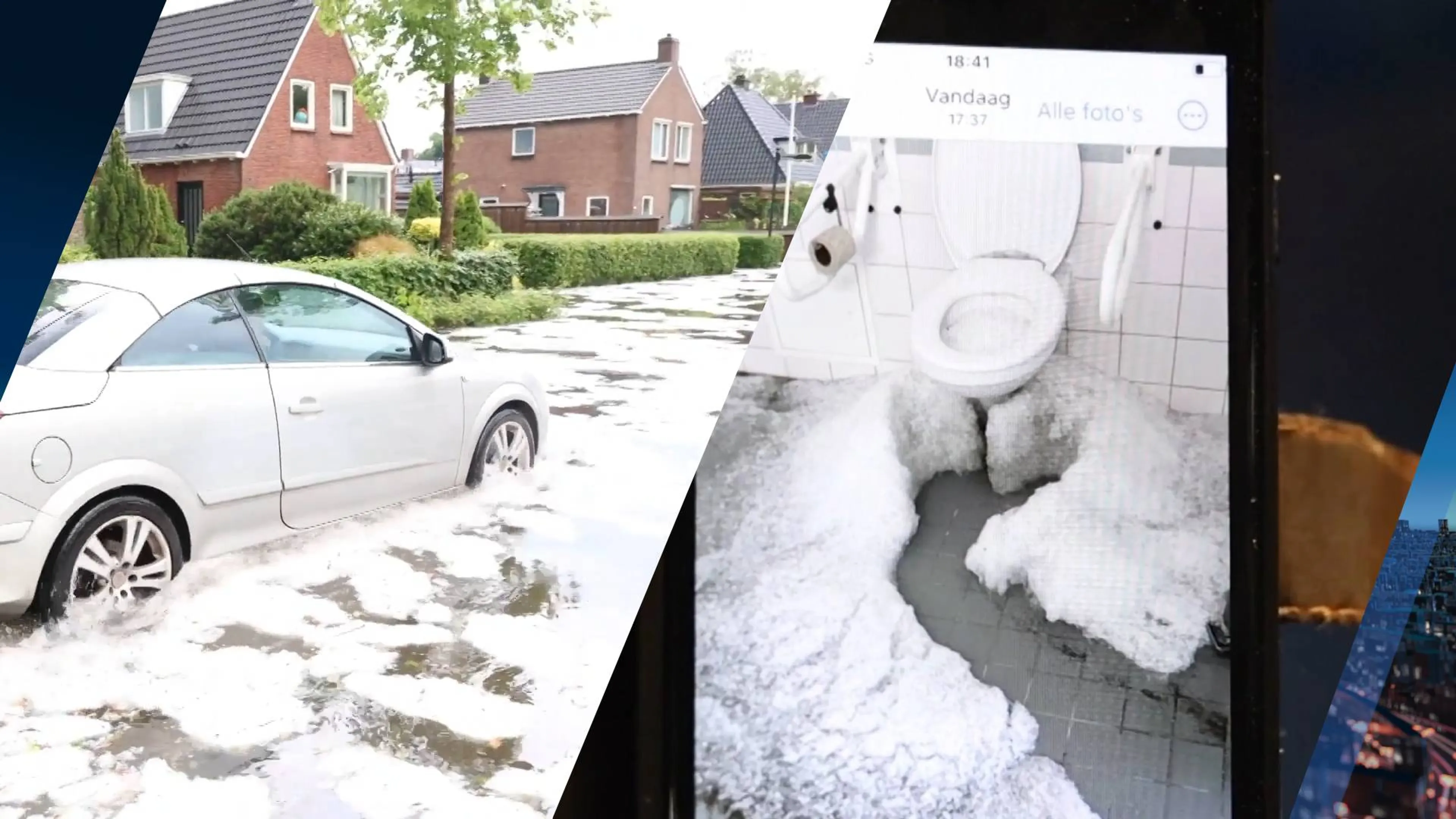 Buitenpost maakt schade op na extreem weer: 'Plafond ligt eruit'