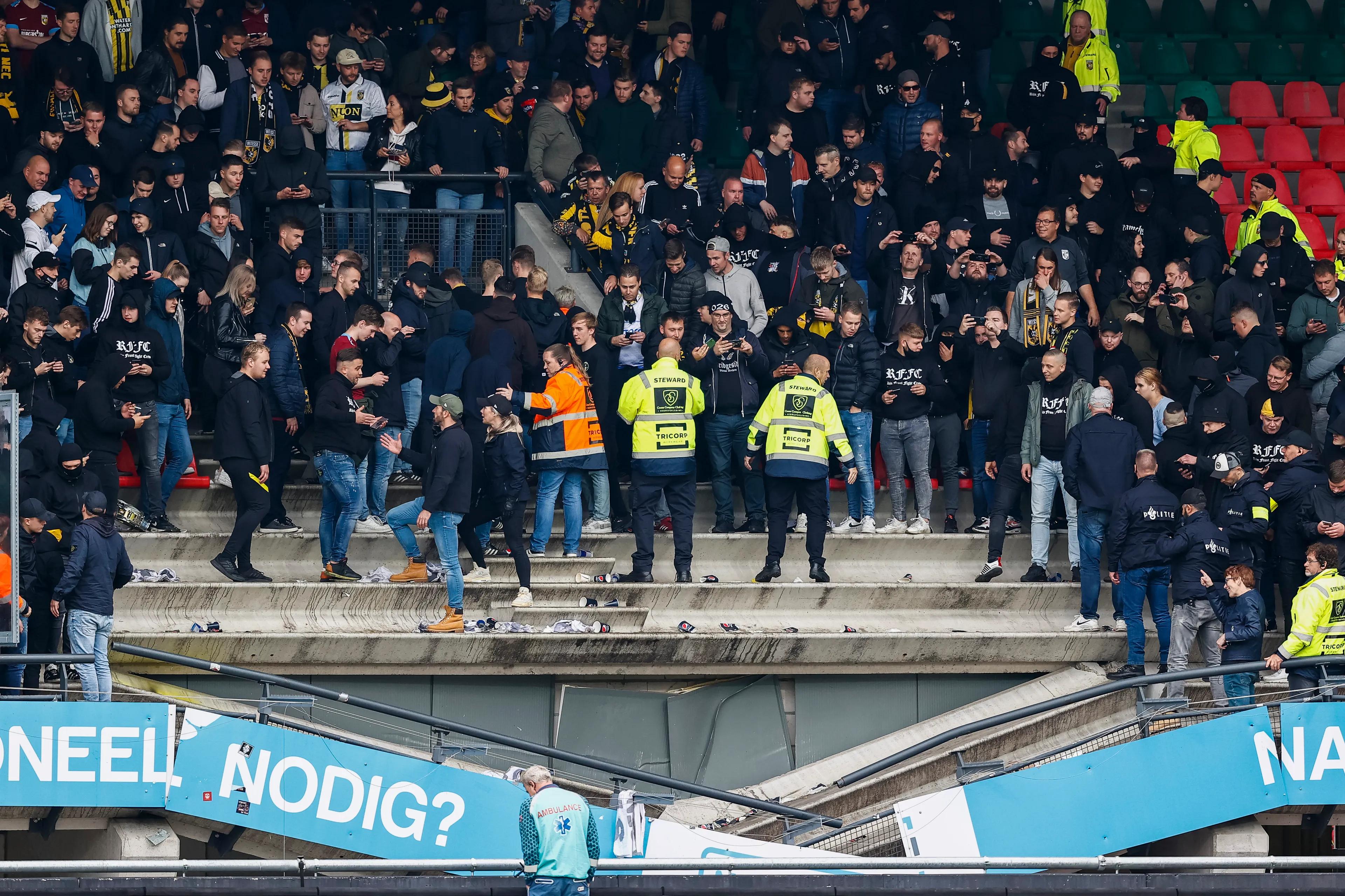 Publiek straks weer welkom bij NEC na versterken ingestorte tribune