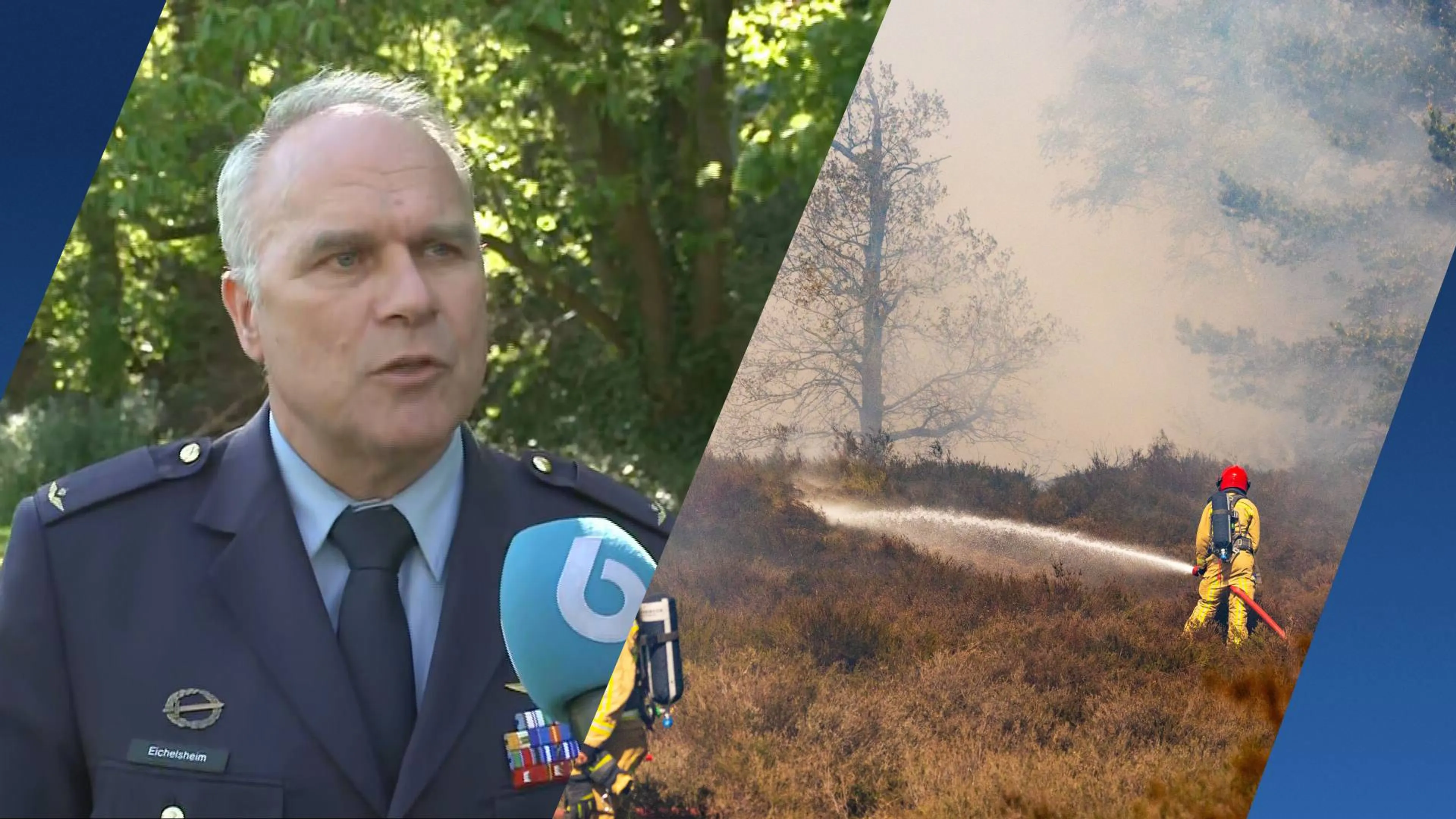 Generaal: stoppen met militaire oefeningen niet nodig na branden