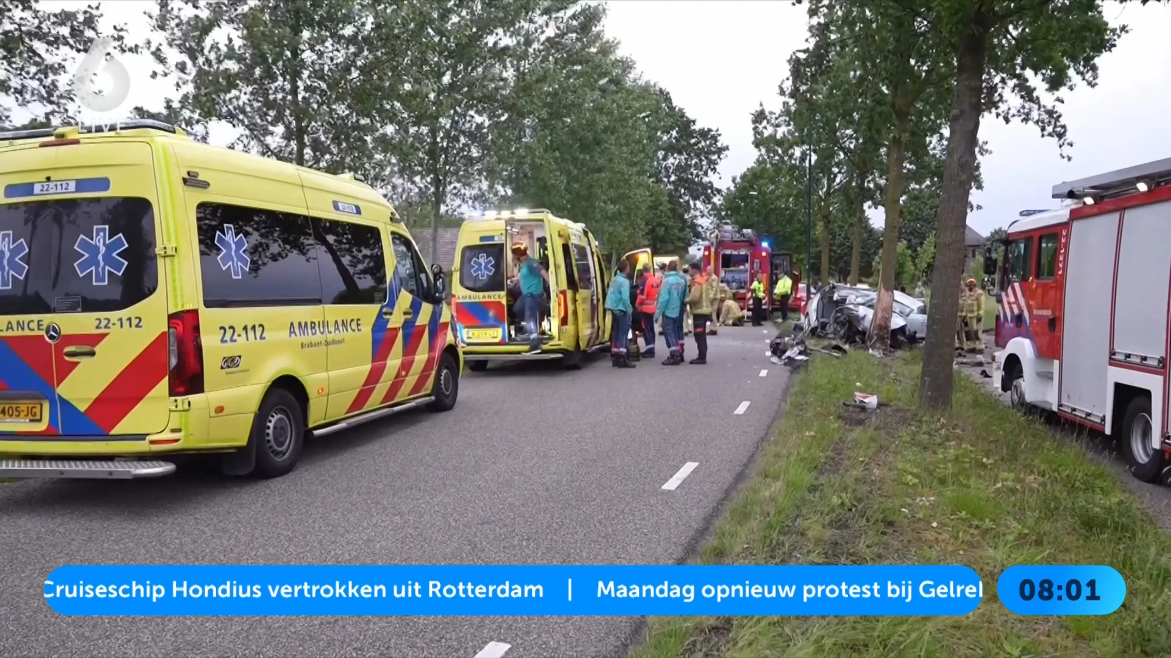 Meerdere gewonden bij zwaar ongeval in Oirschot, bestuurster aangehouden