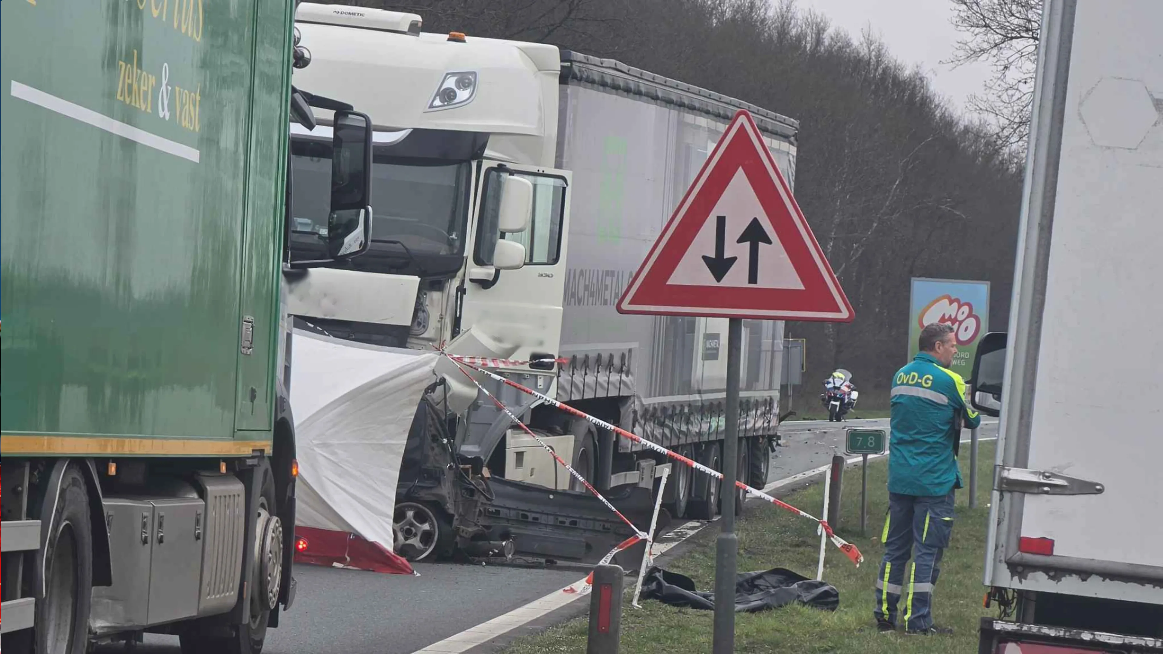 Man (39) uit Almere overleden na ongeval op N377 bij De Lichtmis