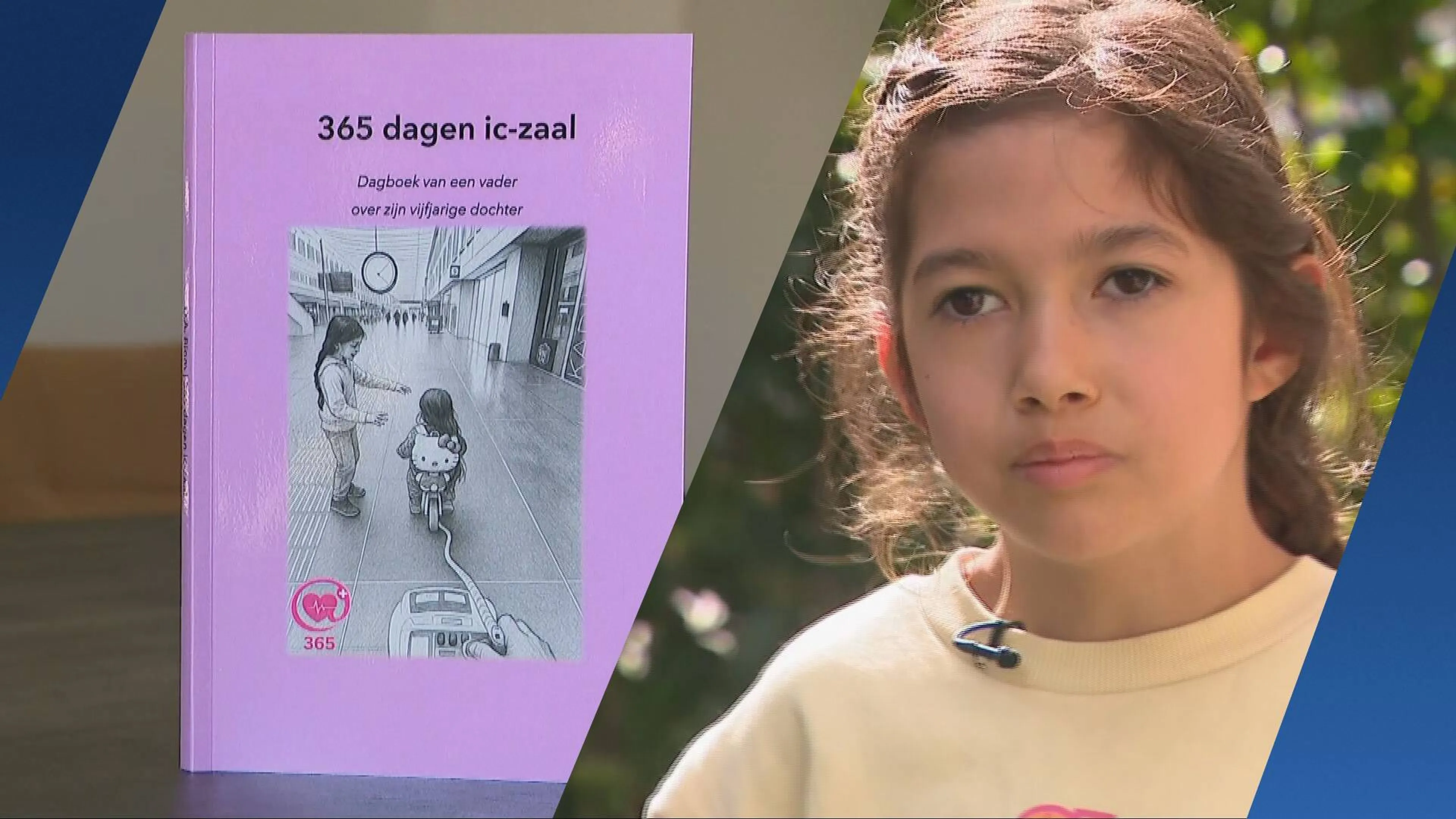 Loulou lag bijna een jaar op de IC, maar leeft bijna onbezorgd dankzij een steun - en donorhart
