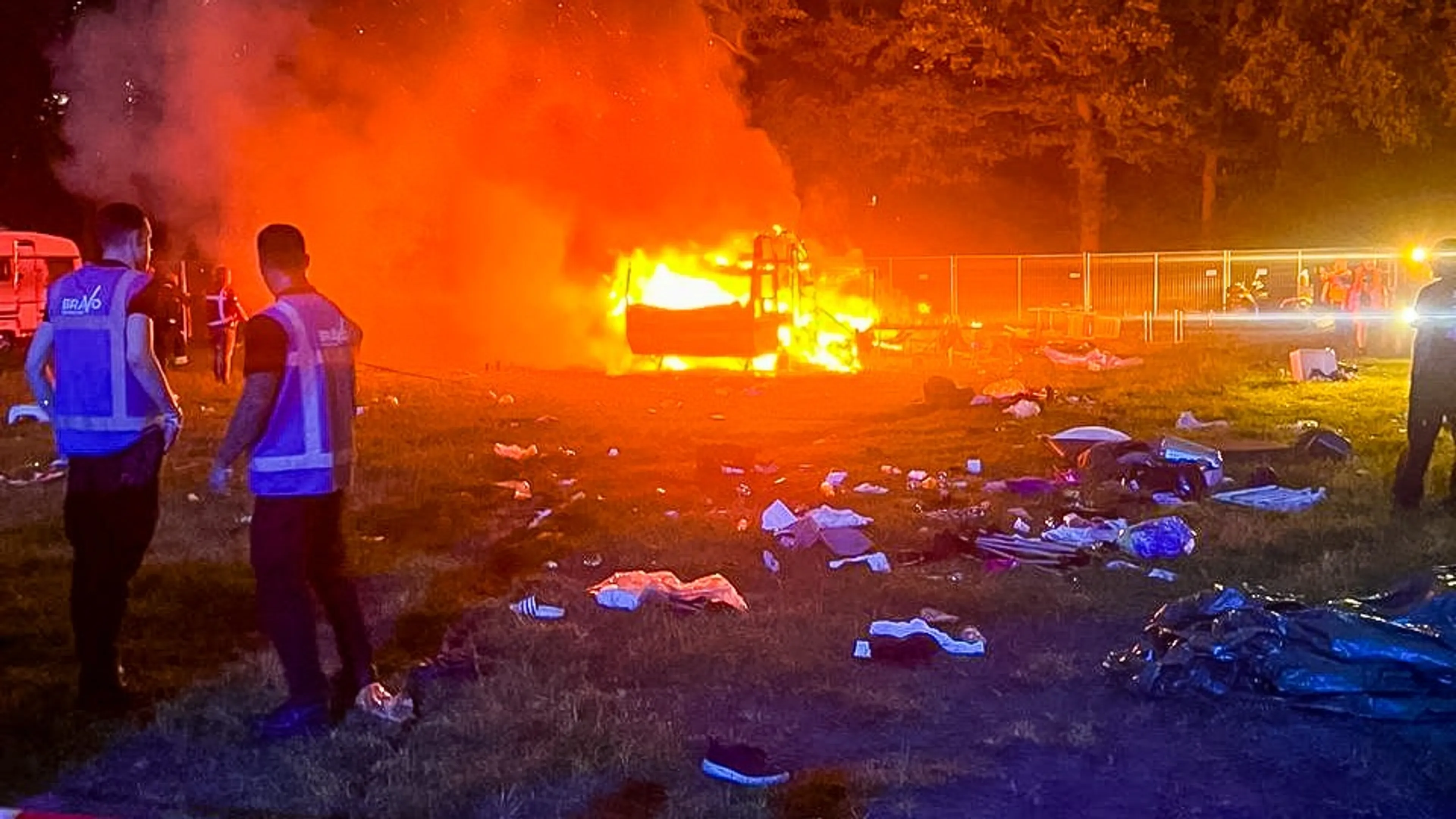 Twee verdachten vast om brandstichting op camping Zwarte Cross