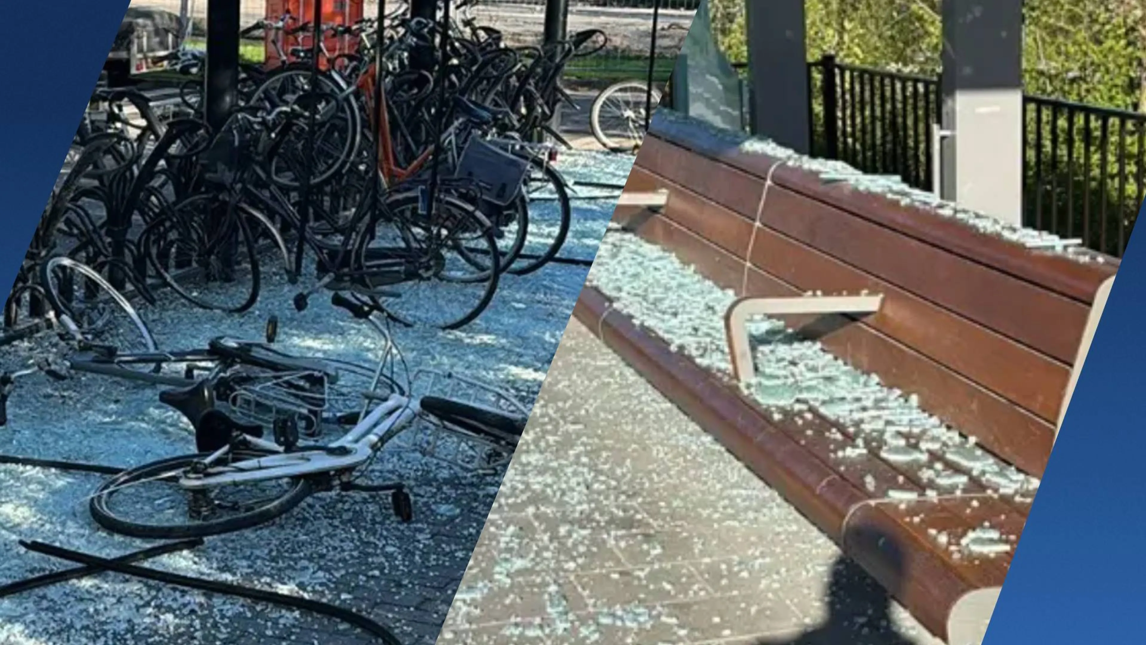 Politie tast nog in het duister na vernielingen station Delfzijl-West