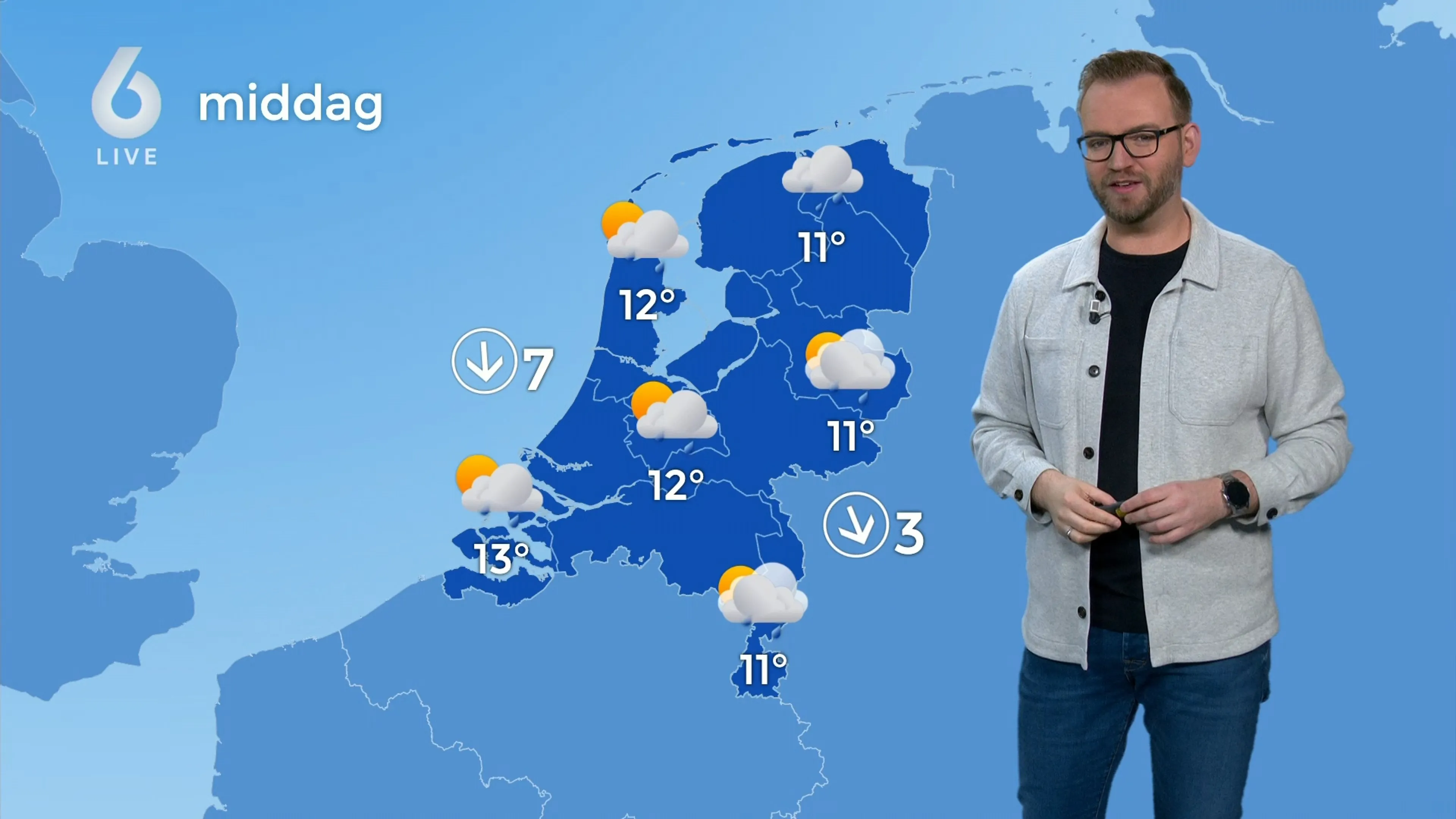 Herfstig begin van de week: zon en buien wisselen elkaar af