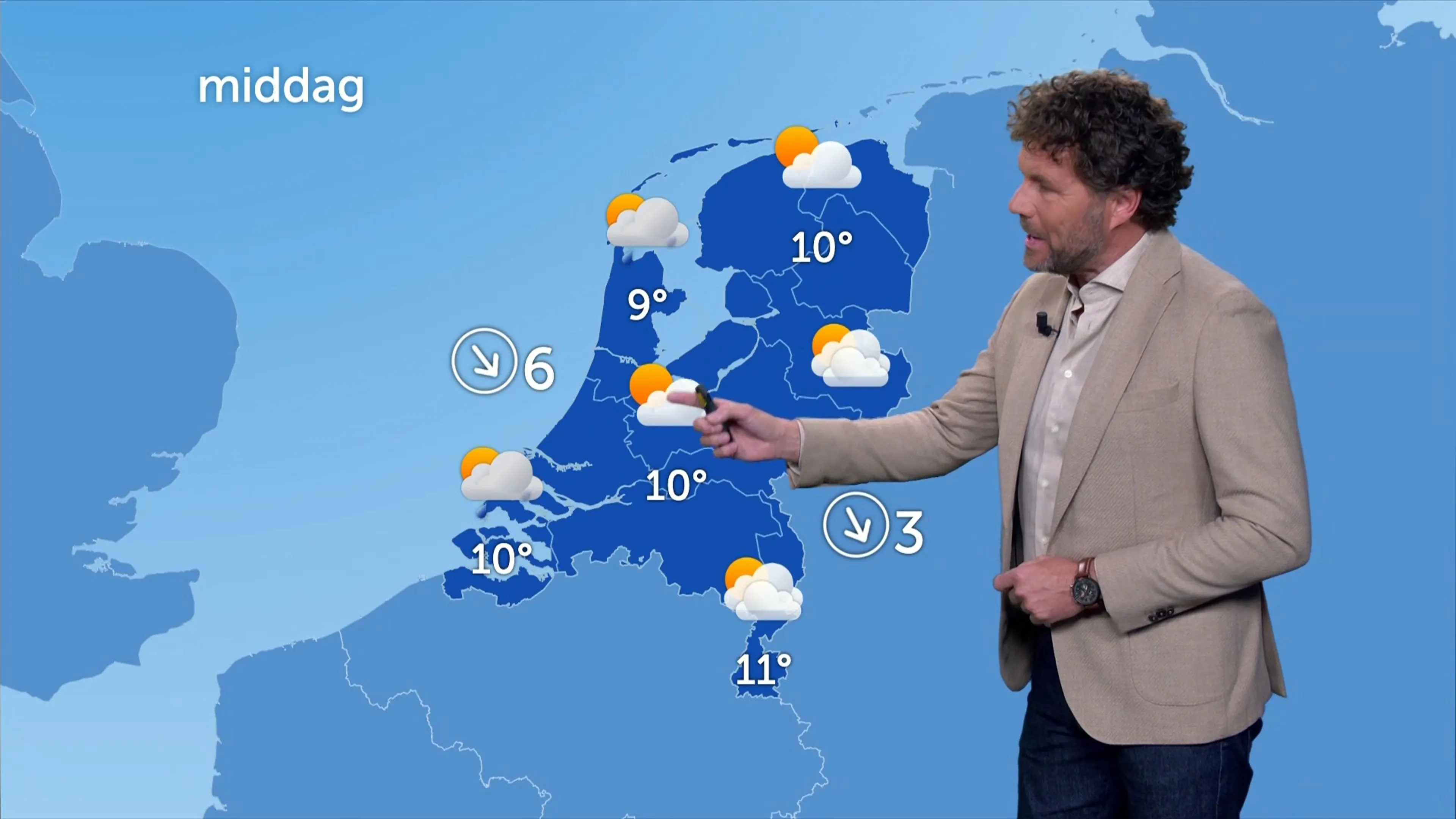 Koud en nat weekend maar ook zon komt tevoorschijn