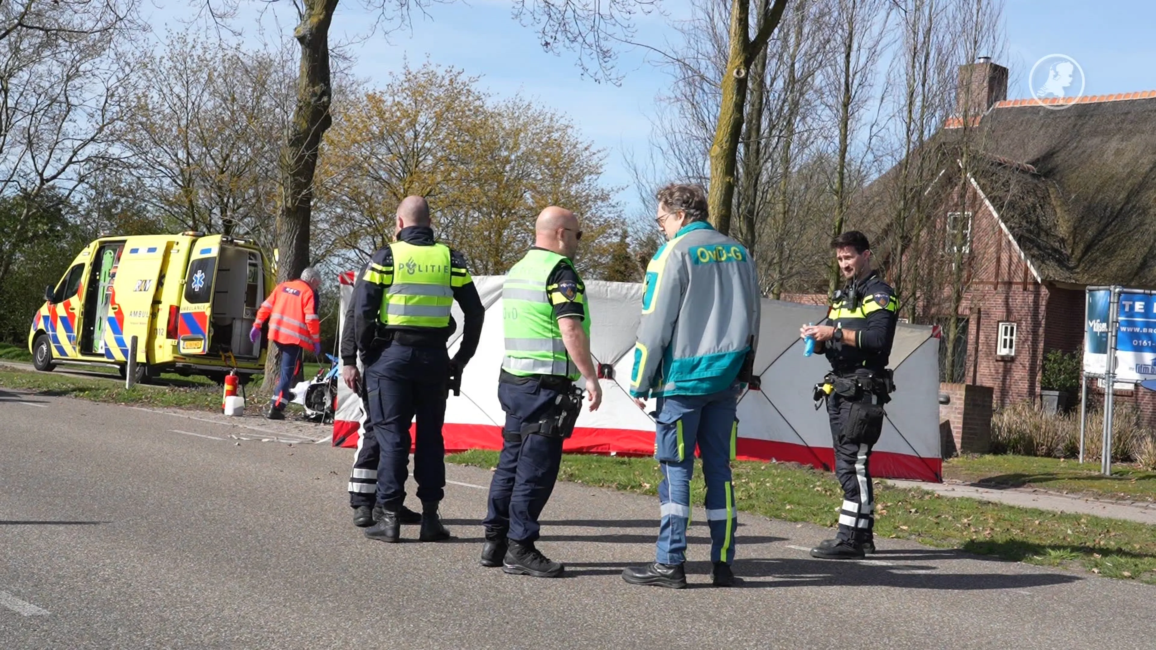 Eenzijdig ongeluk in Chaam: motorrijder raakt zwaargewond