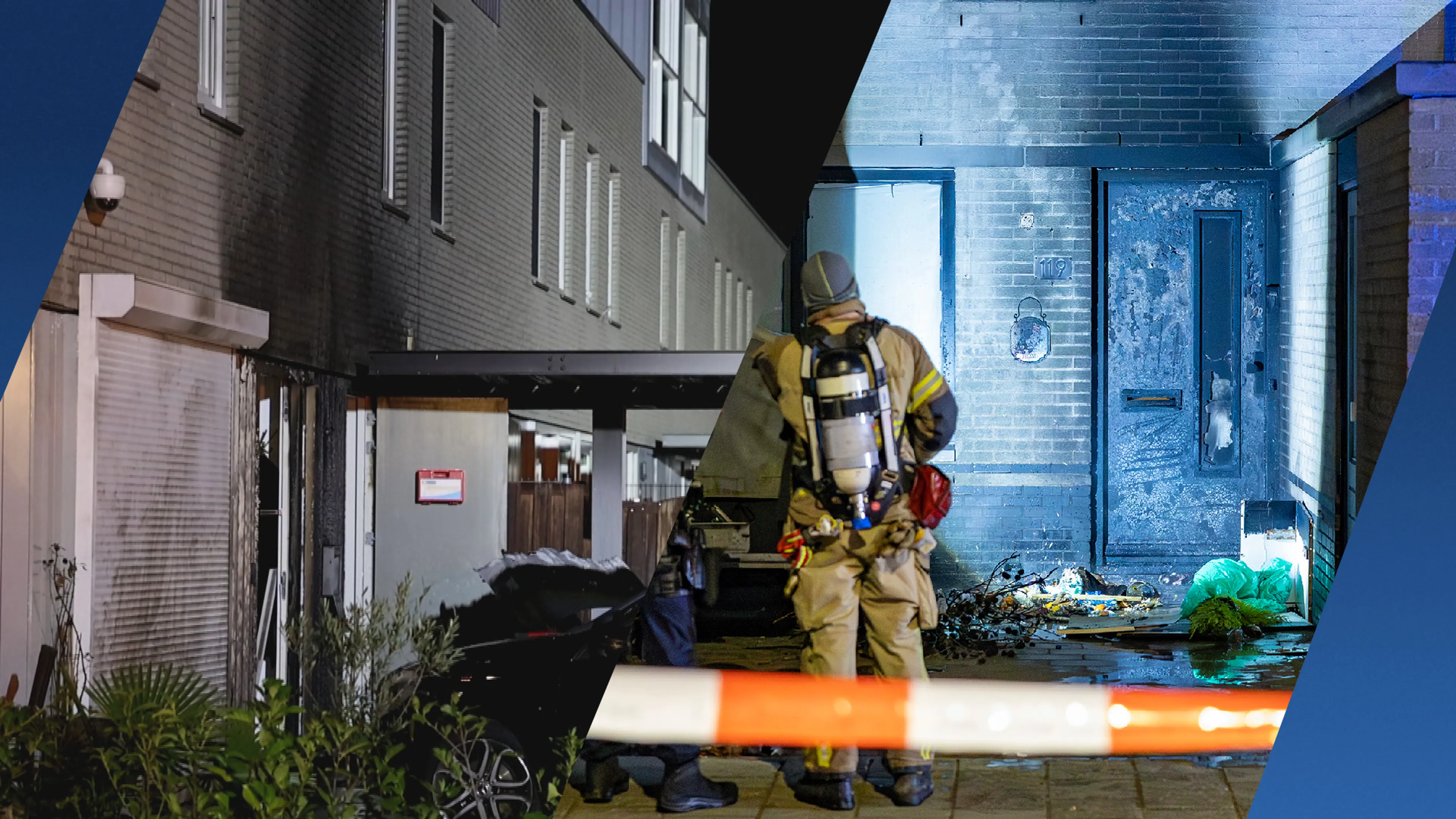 Twee branden tegelijk in Amsterdam, ook explosief achtergelaten en geschoten