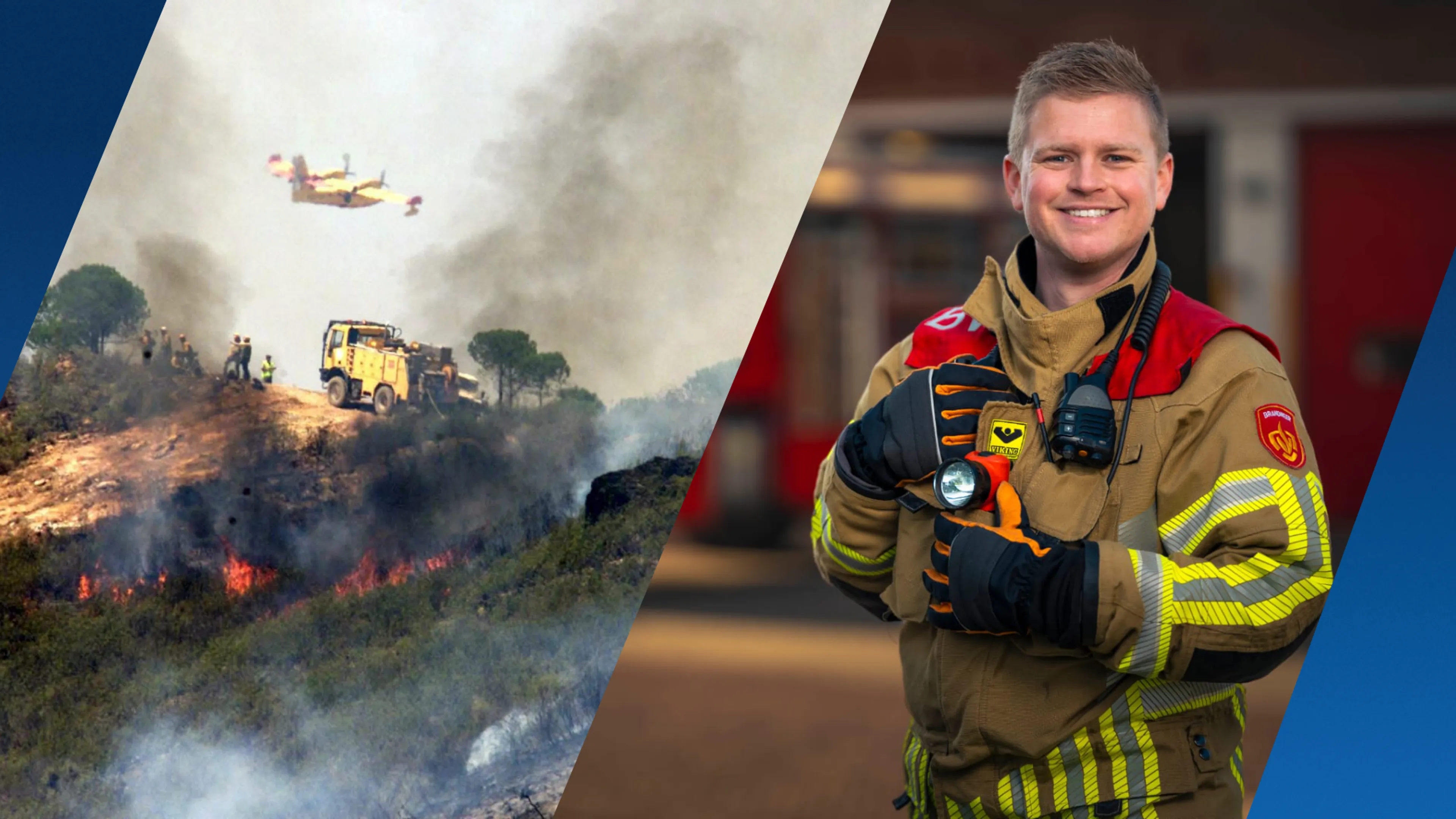 Brandweerman Sam helpt in Spanje bij bestrijding van natuurbranden